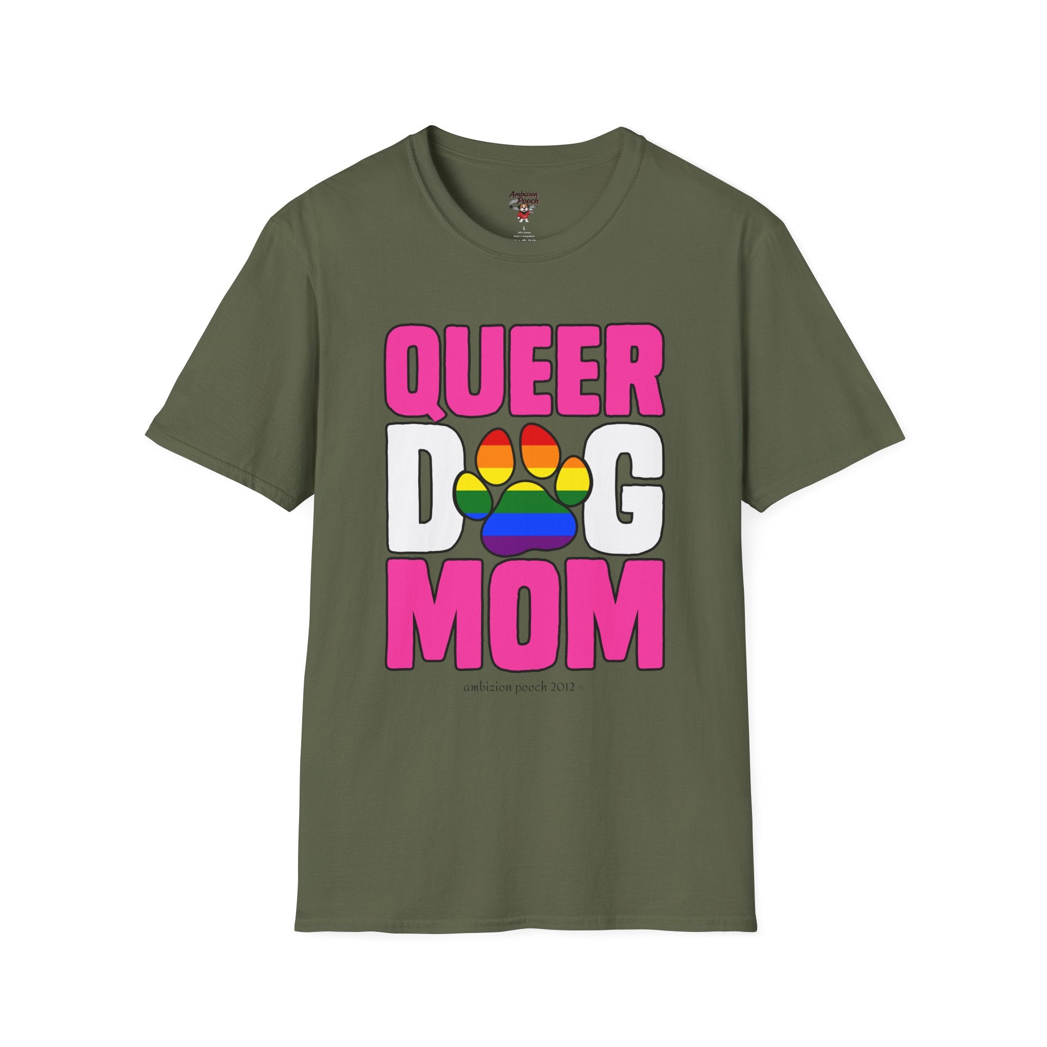 Queer Dog Mom Unisex Softstyle T-Shirt