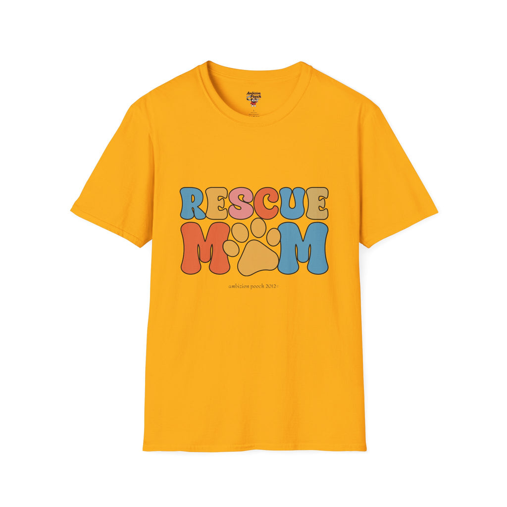Rescue Mom Unisex Softstyle T-Shirt