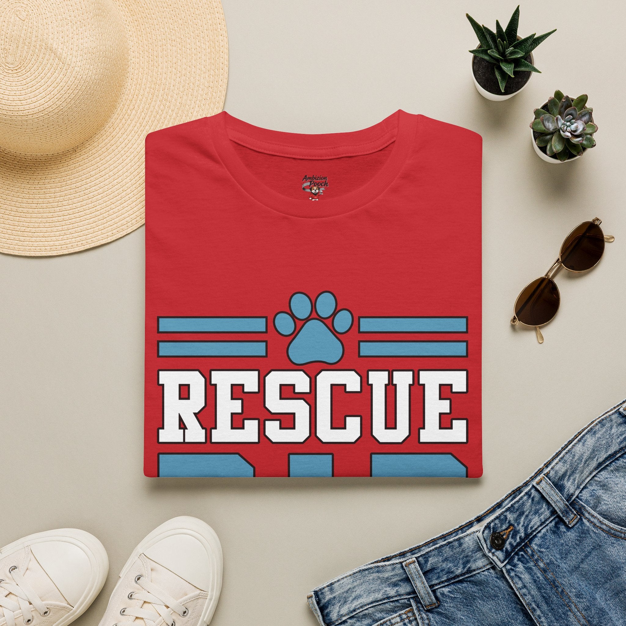 Rescue Dad Unisex Softstyle T-Shirt