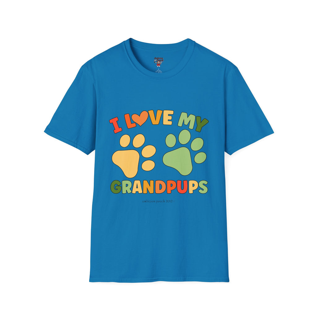 I Love My Grandpups Unisex Softstyle T-Shirt