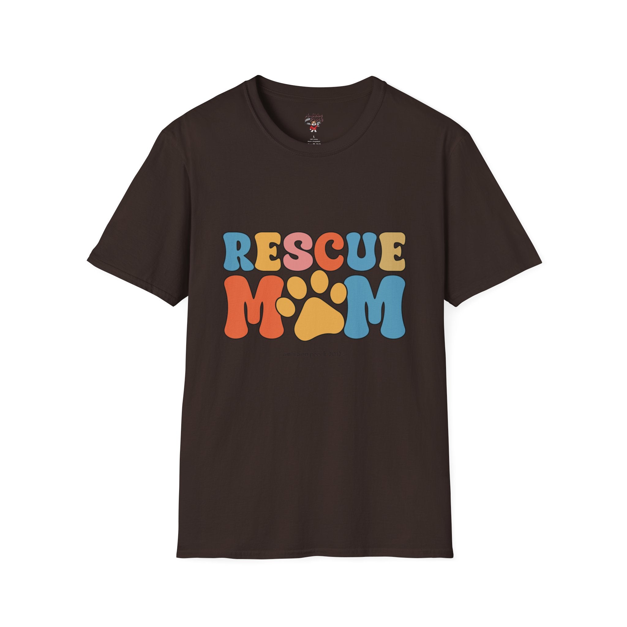 Rescue Mom Unisex Softstyle T-Shirt