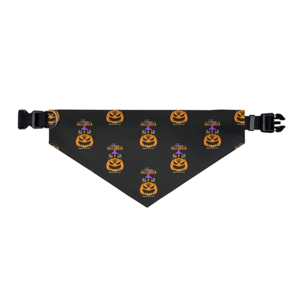 Happy Halloween Bandana Collar for Dogs - Black