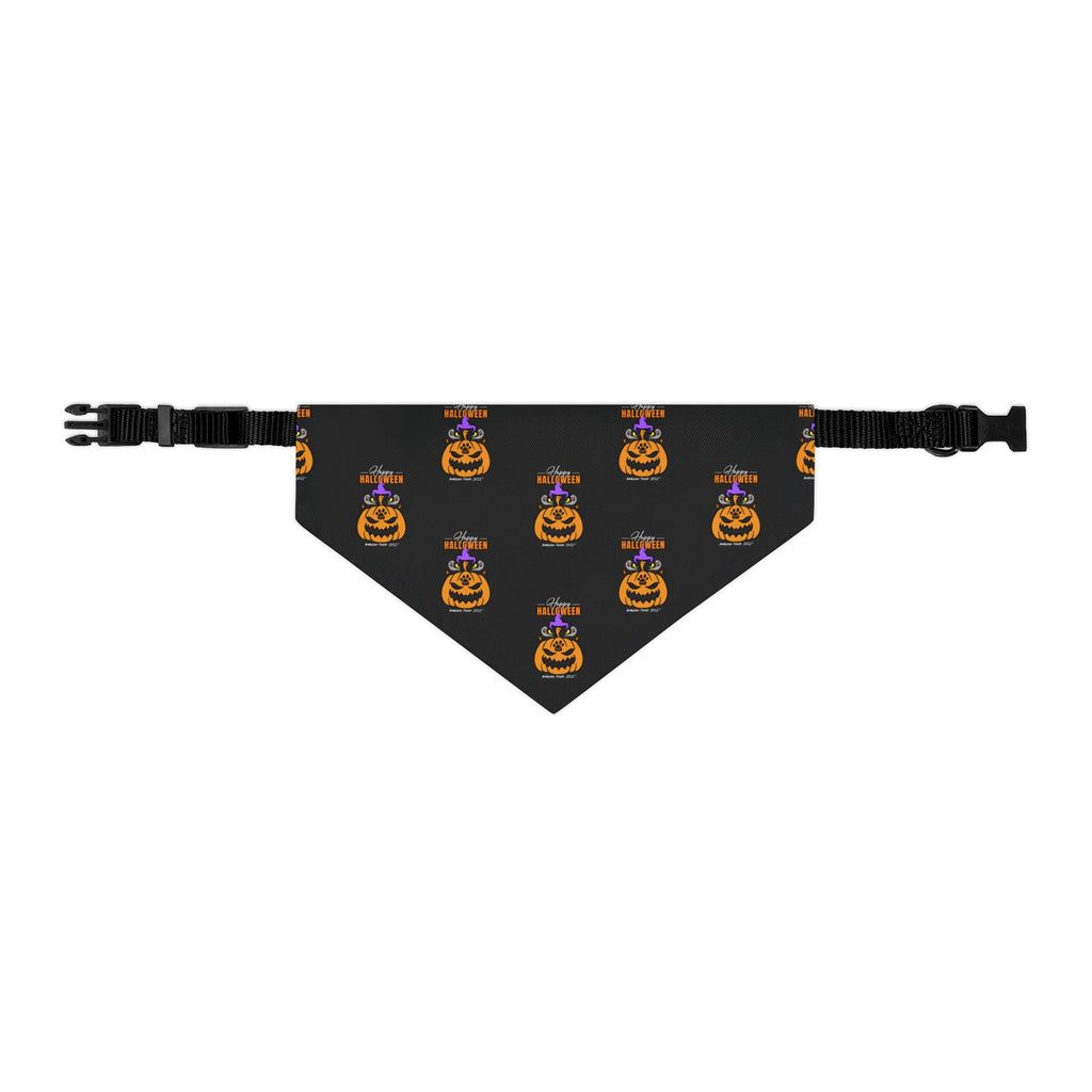 Happy Halloween Bandana Collar for Dogs - Black