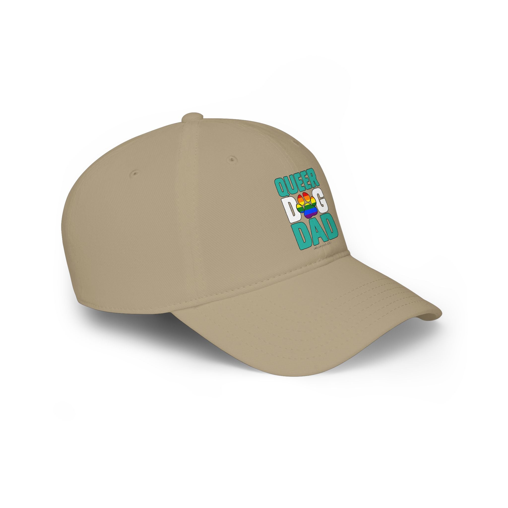 Queer Dog Dad Low Profile Baseball Cap