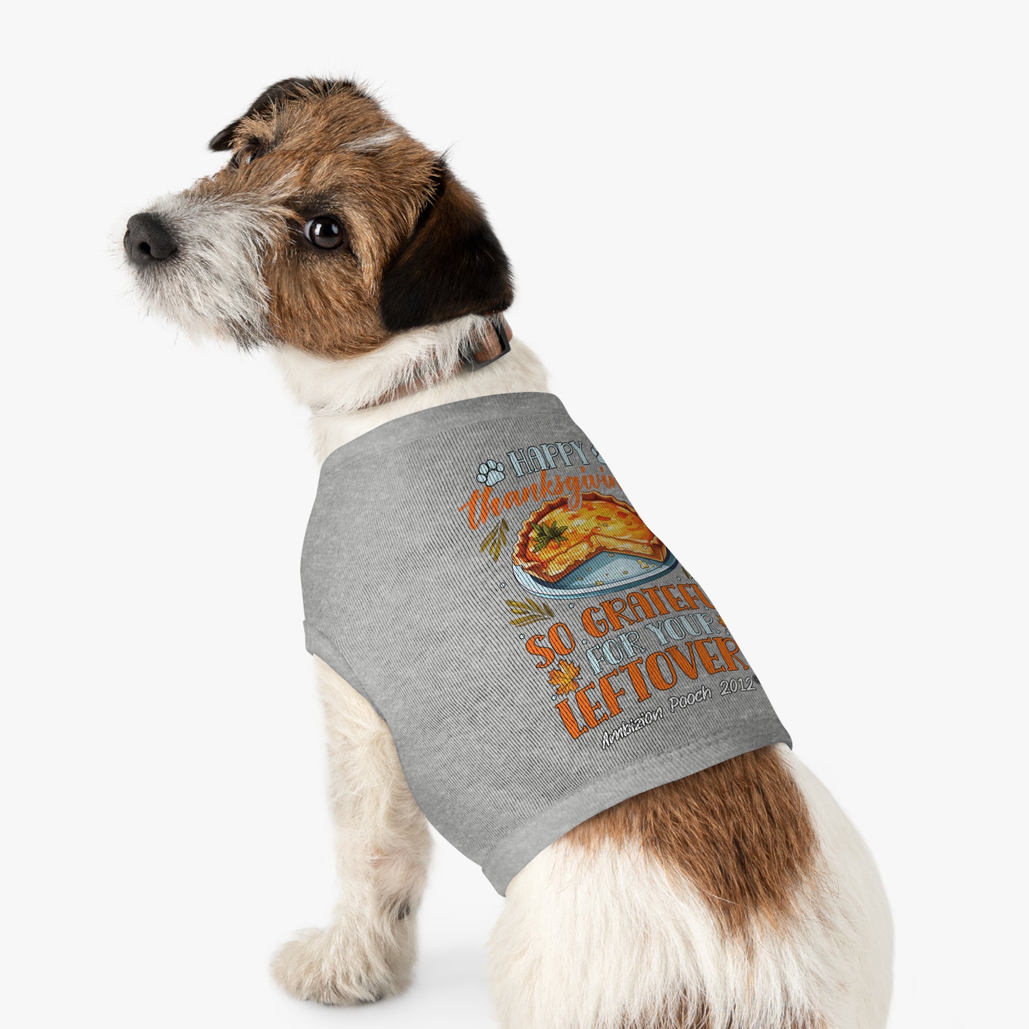 Happy Thanksgiving  So Grateful for Your Leftovers Doggy Tank Top