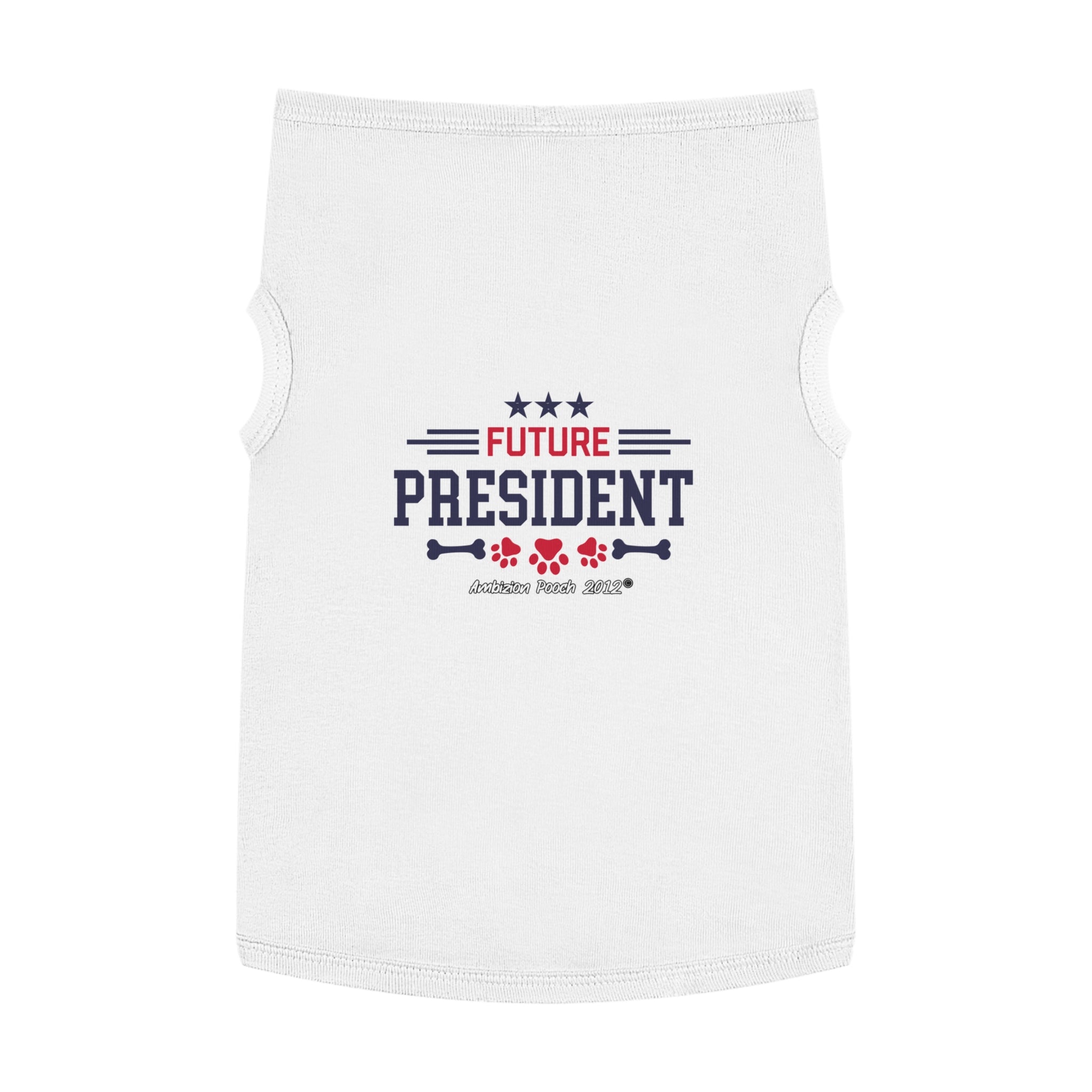 Future President Doggy Tank Top — "Future Vice President" (Pet & Parent Matching)