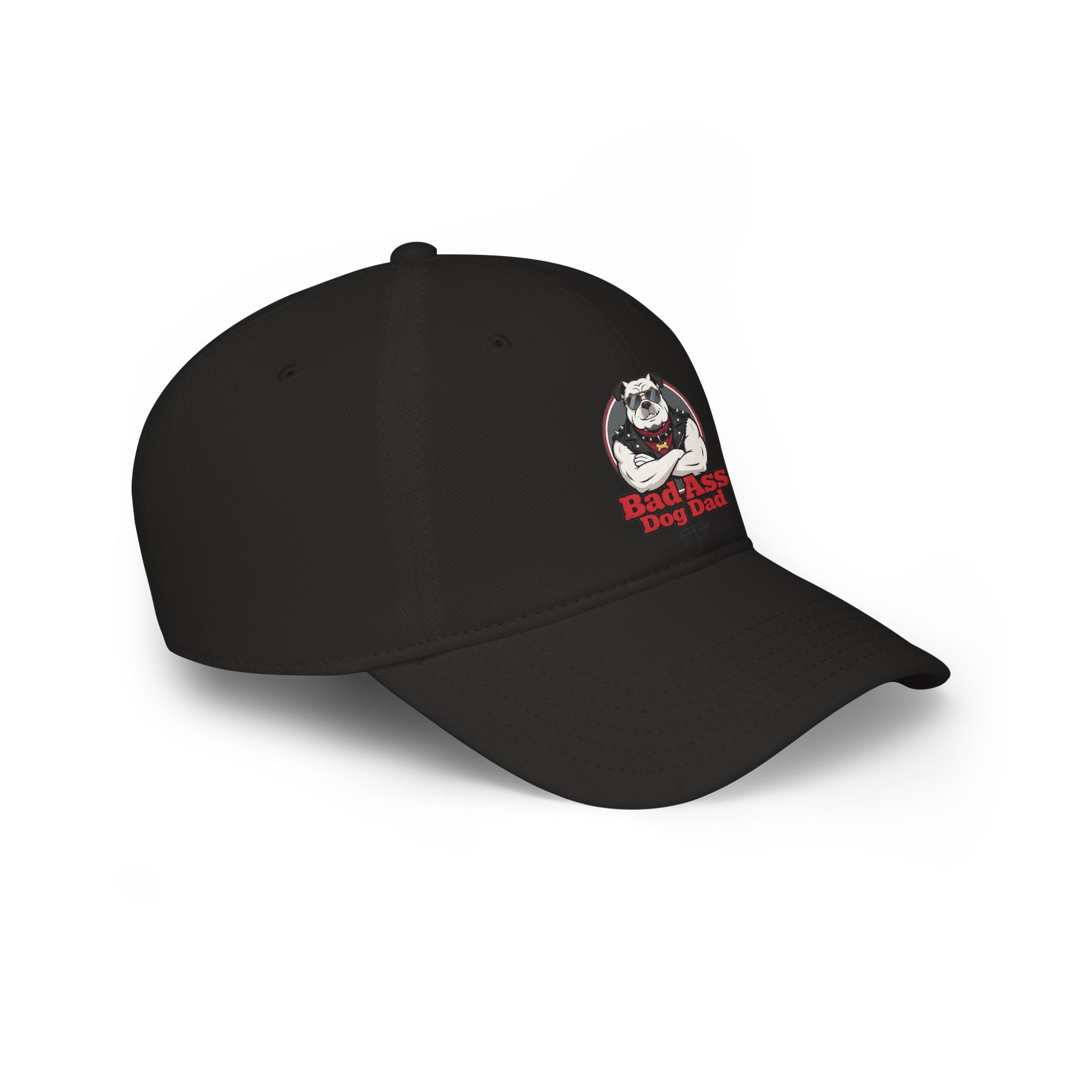 Bad Ass Dog Dad Low Profile Baseball Cap
