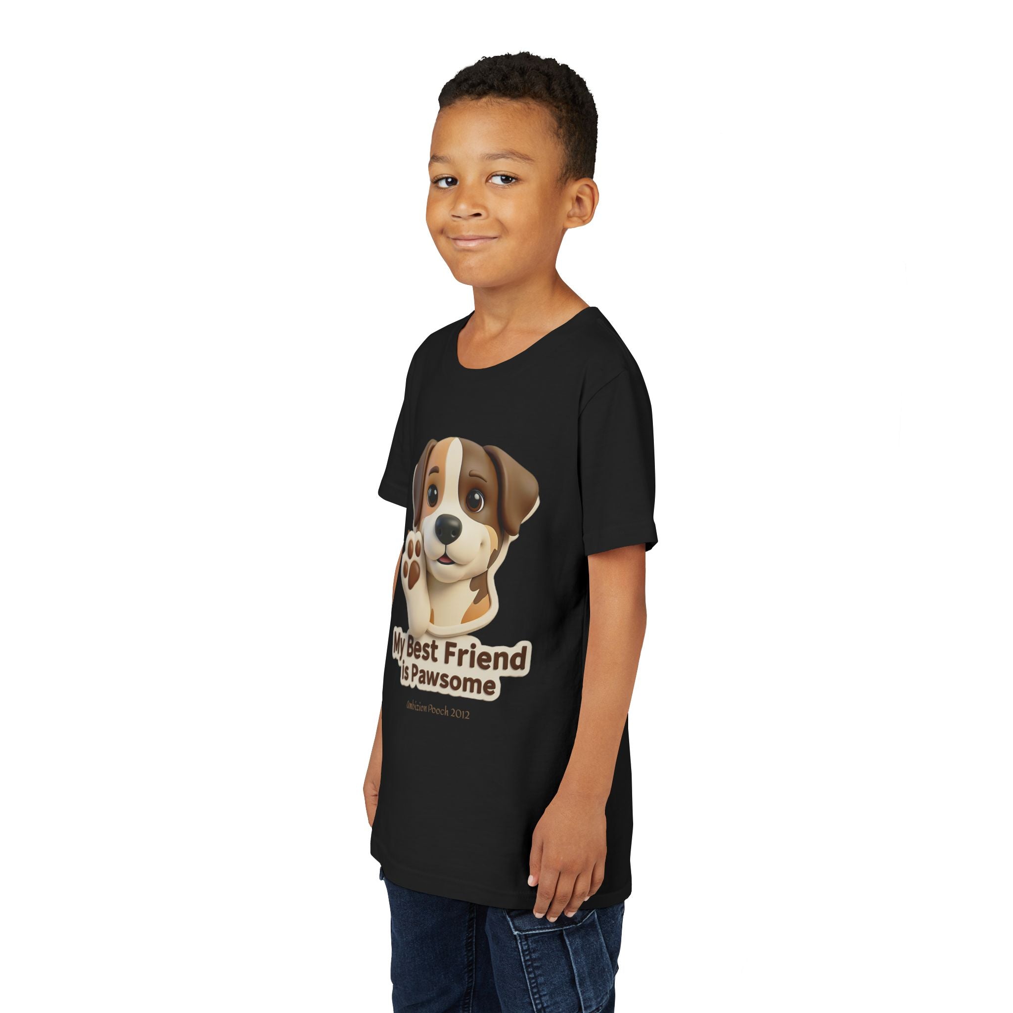 "My Best Friend is Pawsome" Kids Tee