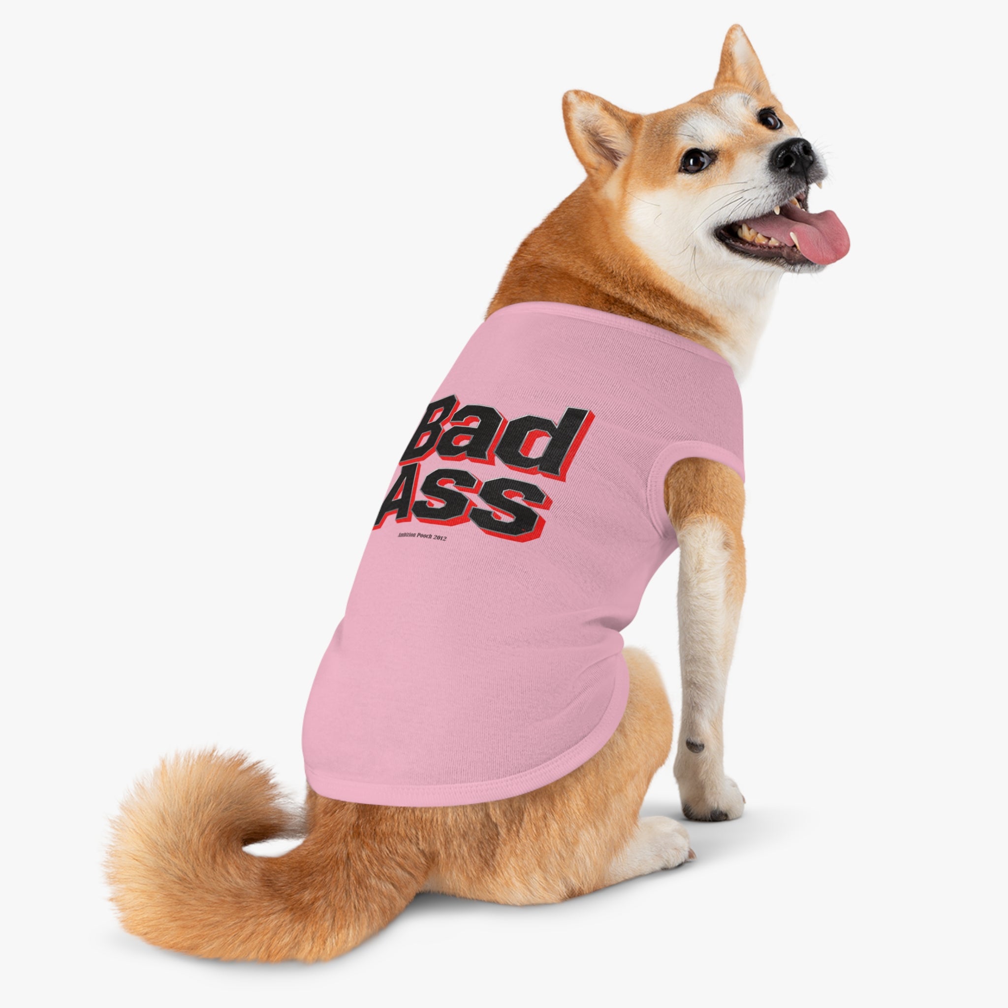Bad Ass Tank Top — "Bad Ass Dog Mama and Bad Ass Dog Dad" (Pet & Parent Matching)