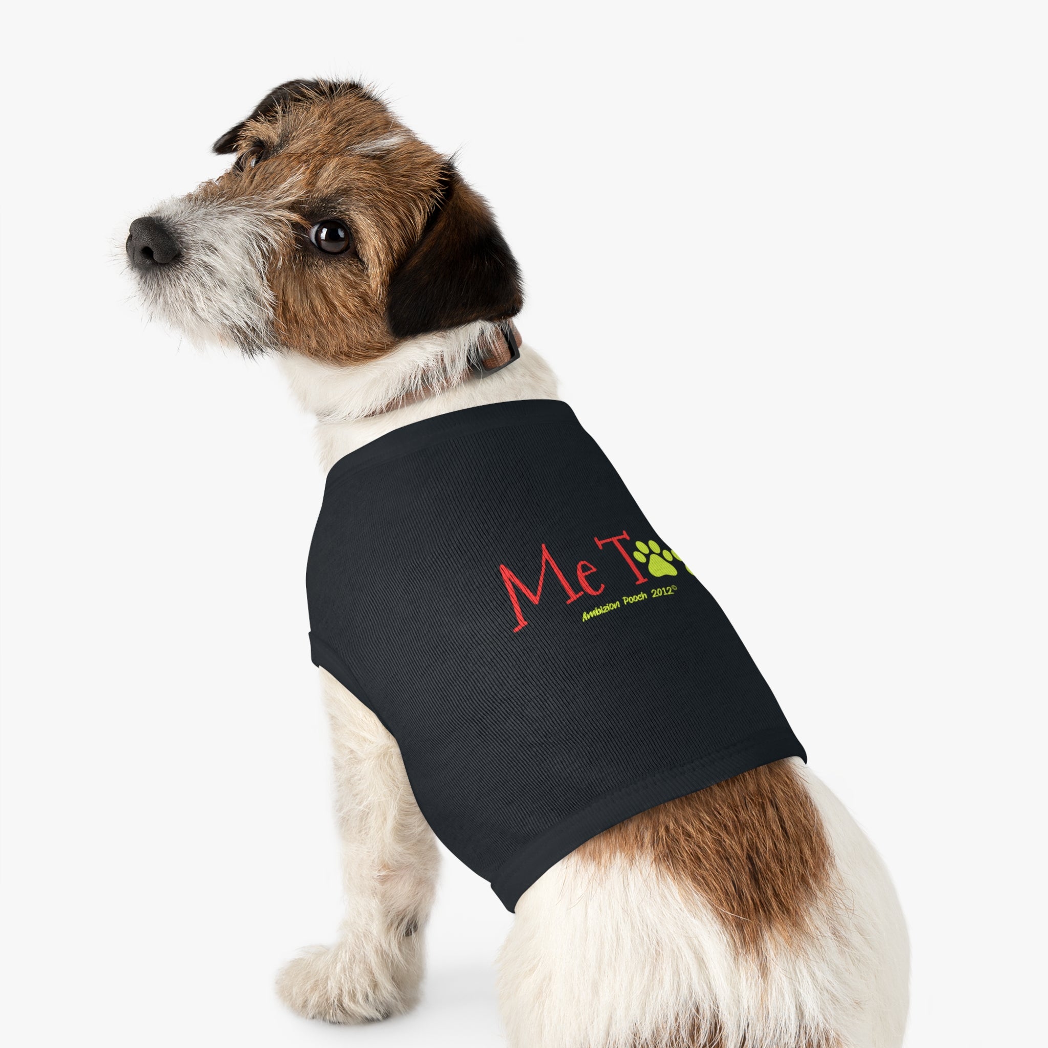 "Me Too" Doggy Tank Top — I Need Emotional Support (Pet & Parent Matching)