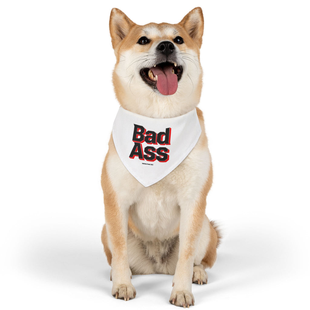Pet Bandana Collar — Bad Ass "Bad Ass Dog Mama & Bad Ass Dog Dad" Matching Pet & Parent