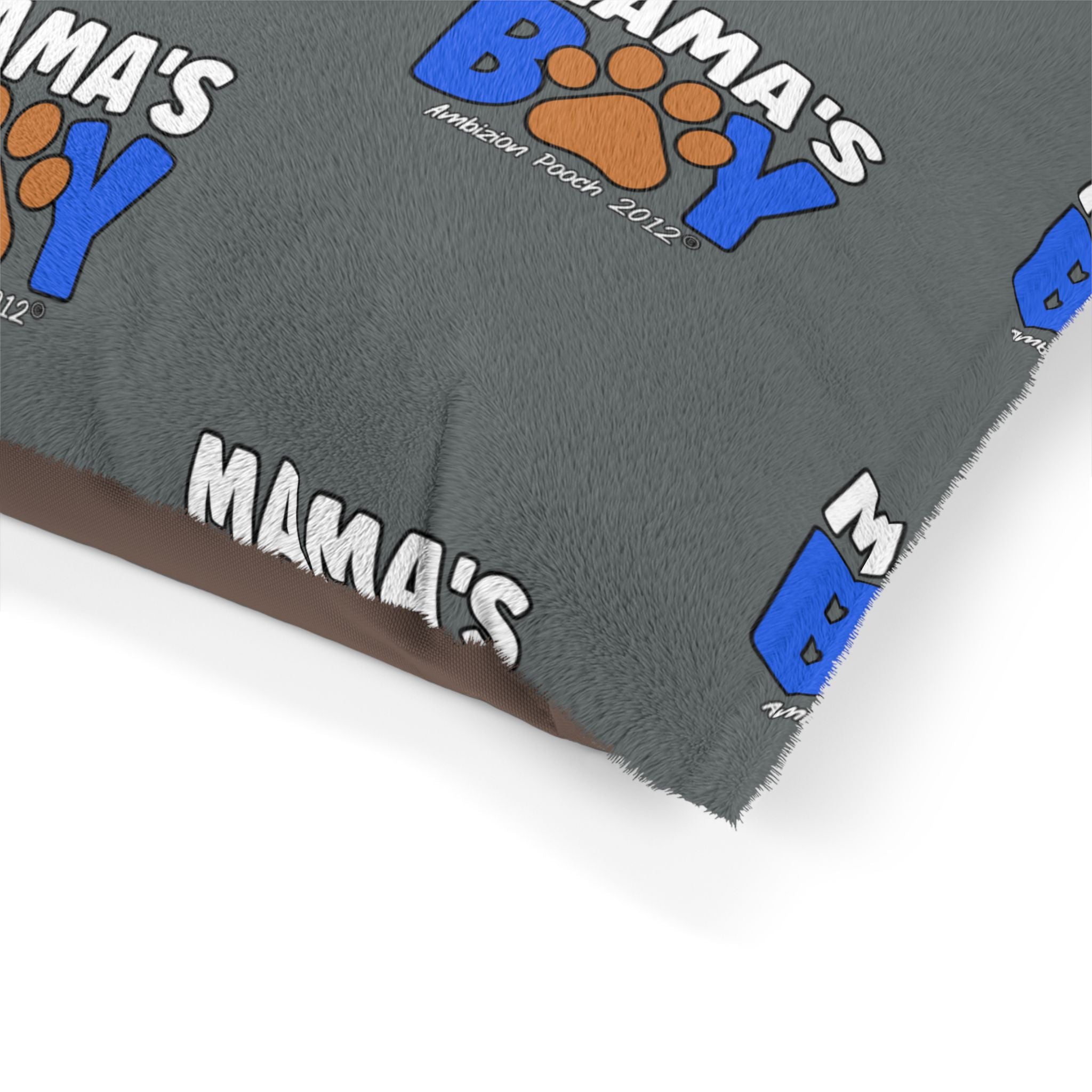 Mama's Boy Monogram Pet Bed