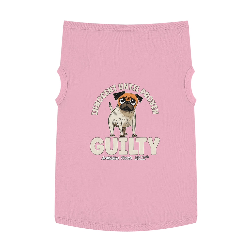 Innocent Until Proven Guilty Doggy Tank Top