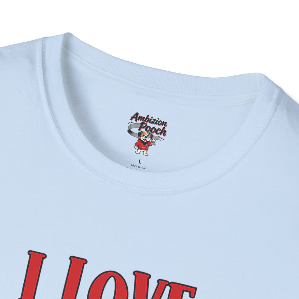 I Love Dogs More Than Humans Unisex Softstyle T-Shirt