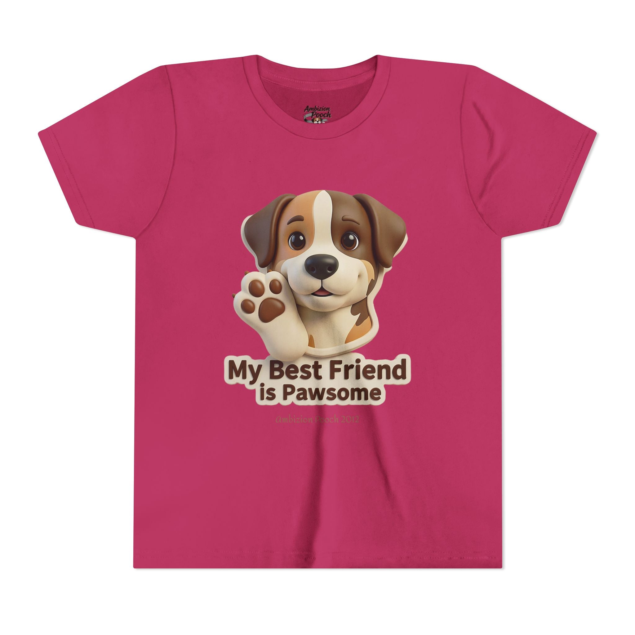 "My Best Friend is Pawsome" Kids Tee