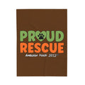 Proud Rescue Velveteen Plush Doggy Blanket
