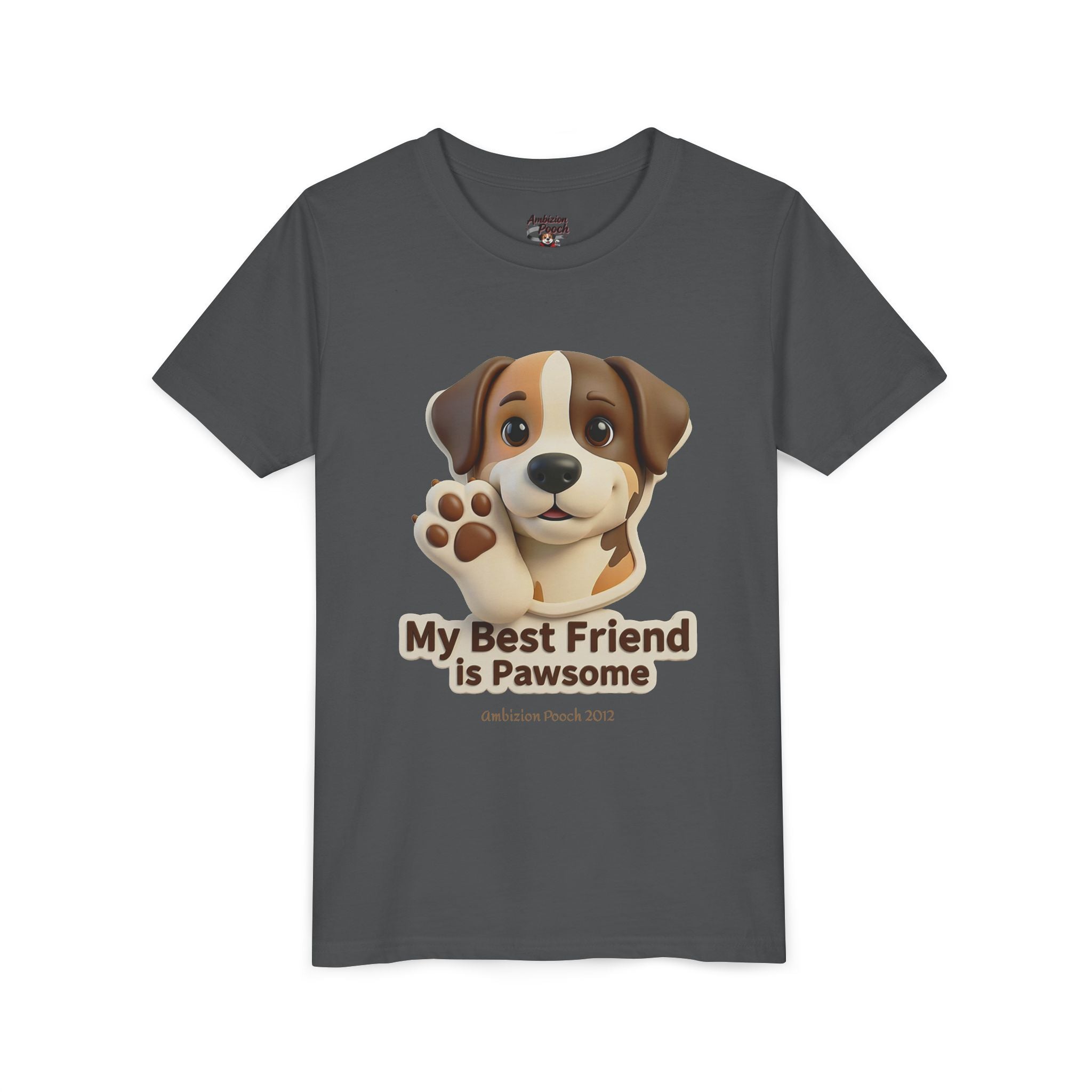 "My Best Friend is Pawsome" Kids Tee