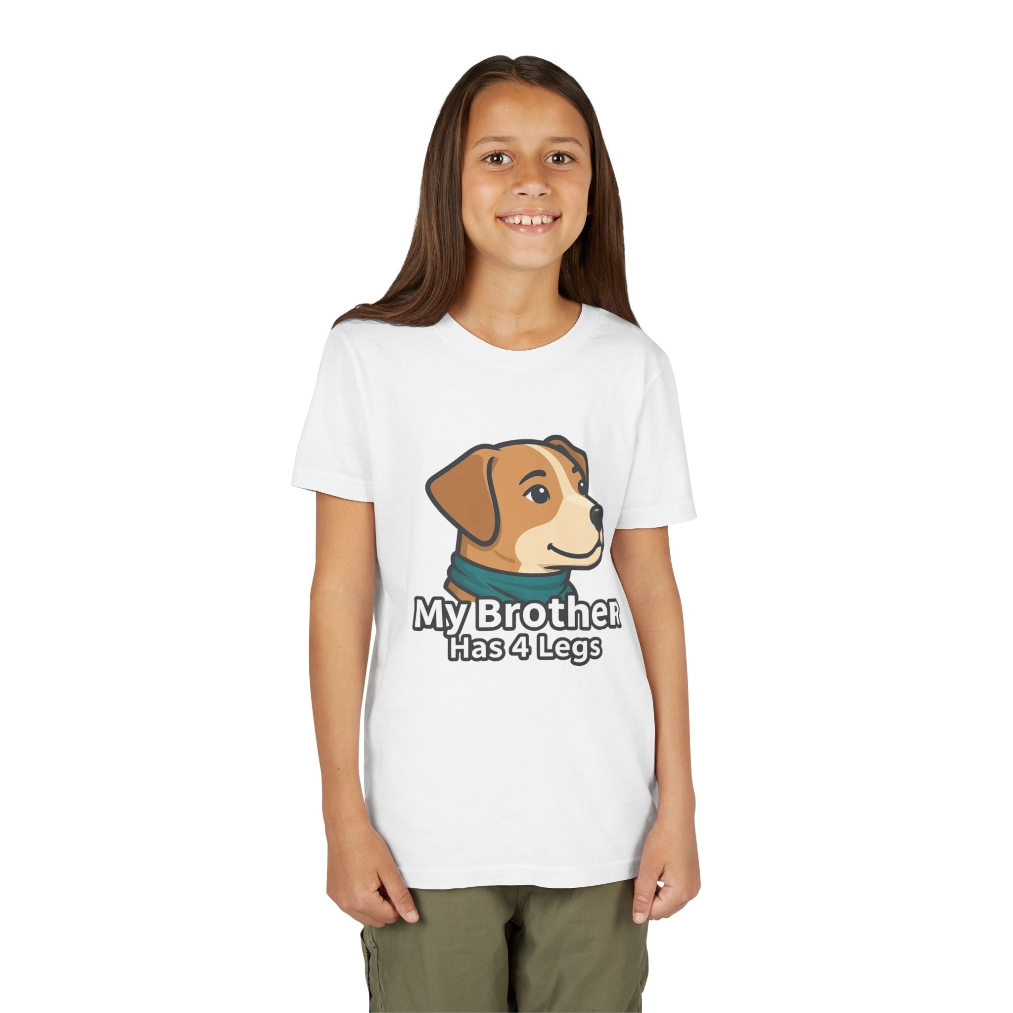 "My Bro Has 4 Legs" Kids Tee