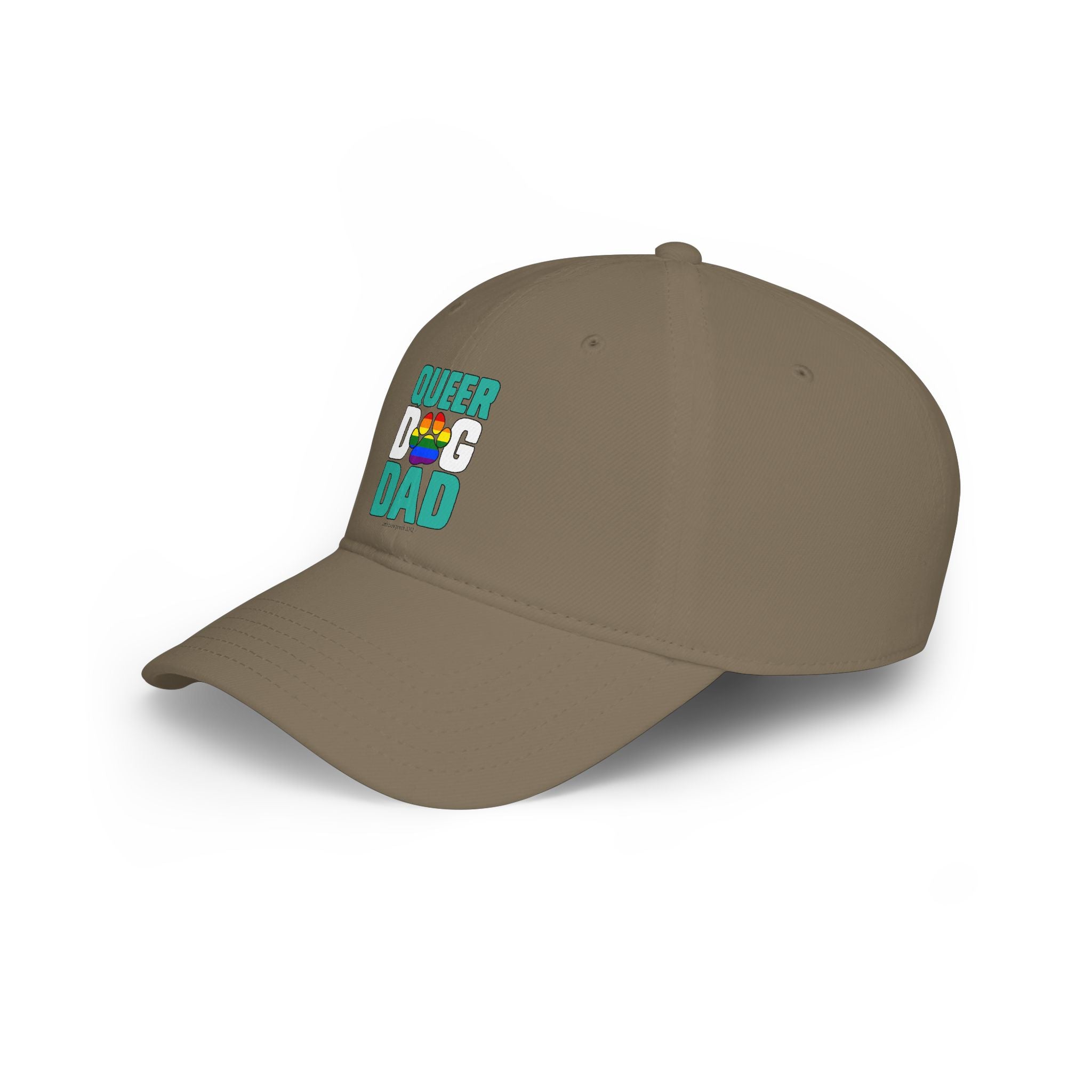 Queer Dog Dad Low Profile Baseball Cap