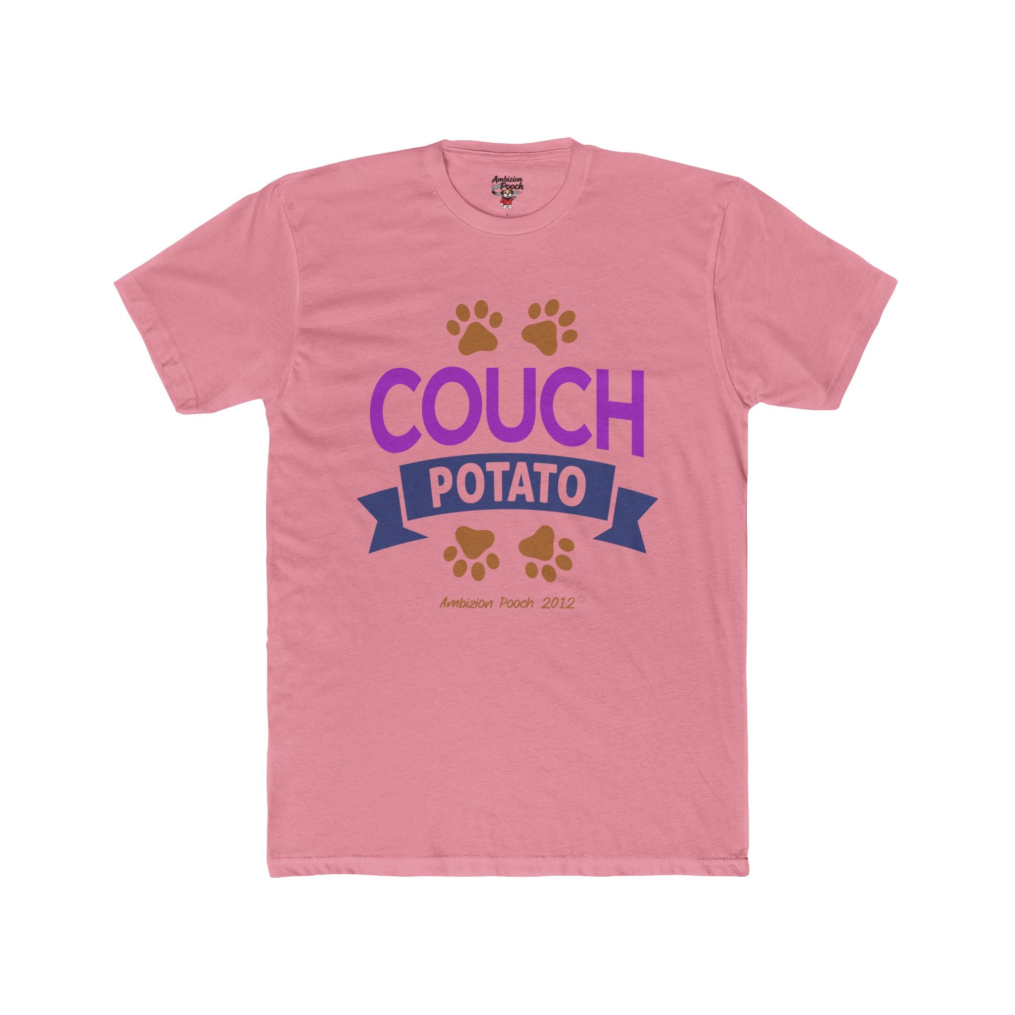 Doggy Parent "Couch Potato" T-Shirt — Matching "Party Animal" Doggy Tee