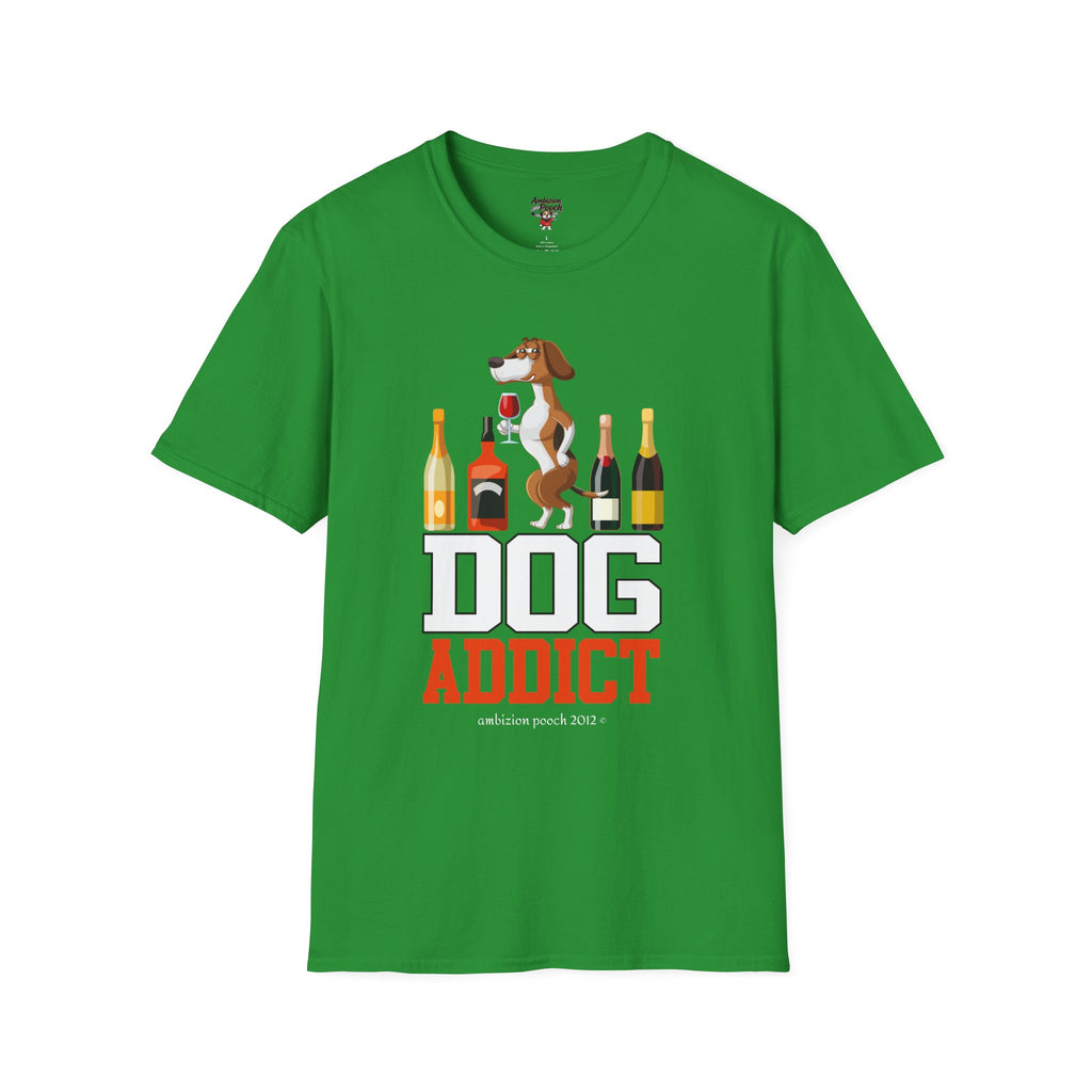 Dog Addict Unisex Softstyle T-Shirt