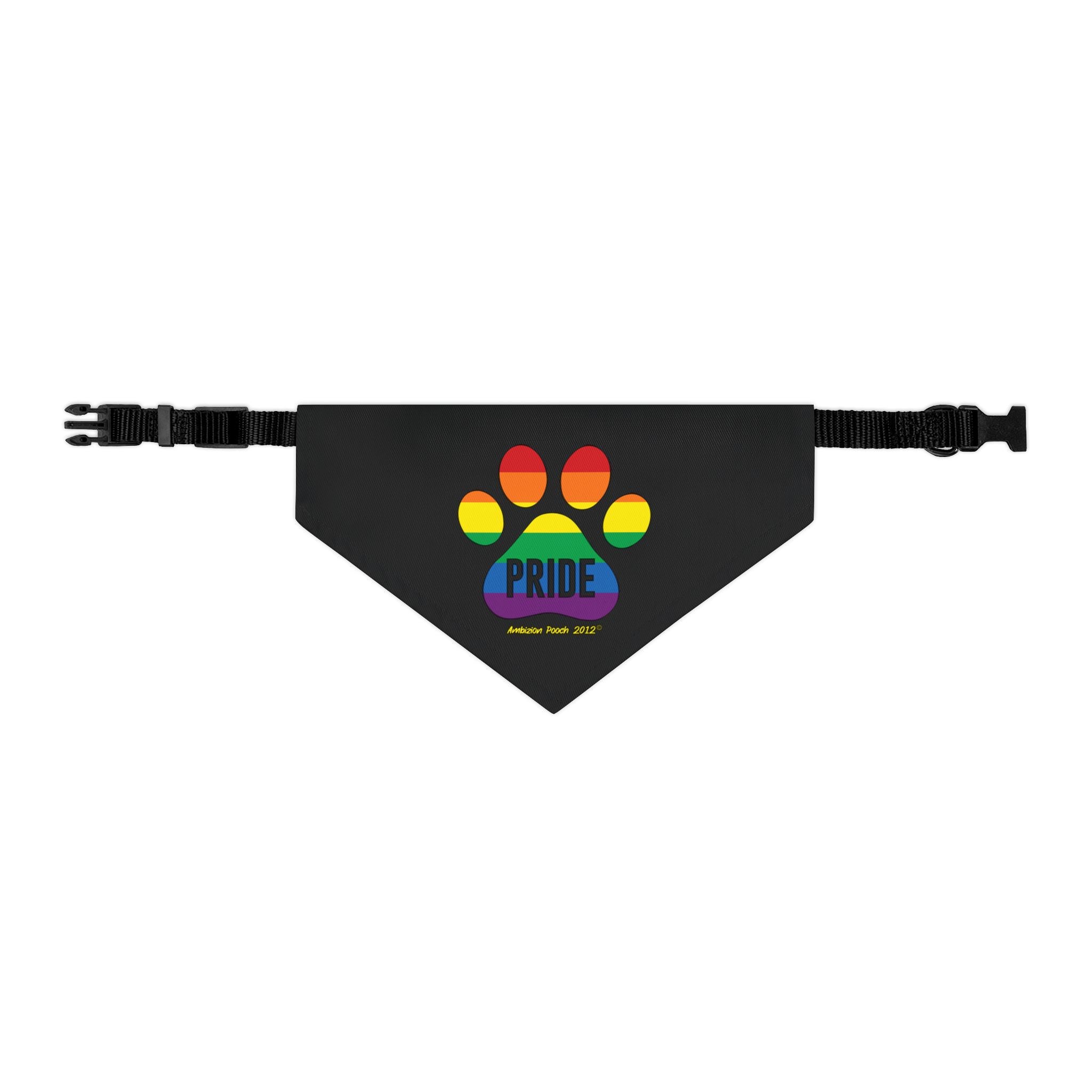"PRIDE" Pet Bandana Collar — Doggy Parent "PRIDE" Matching Pet & Parent