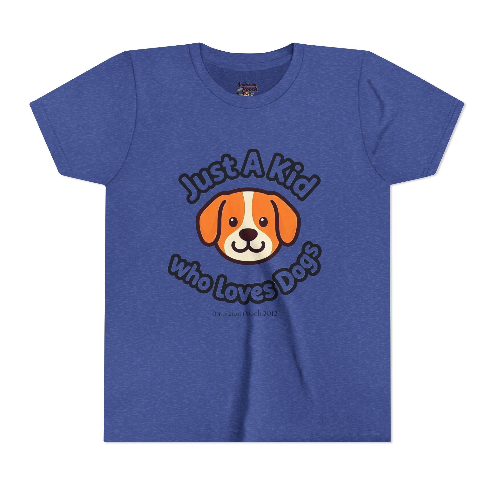 "Just A Kid Who Loves Dogs" Kids Tee
