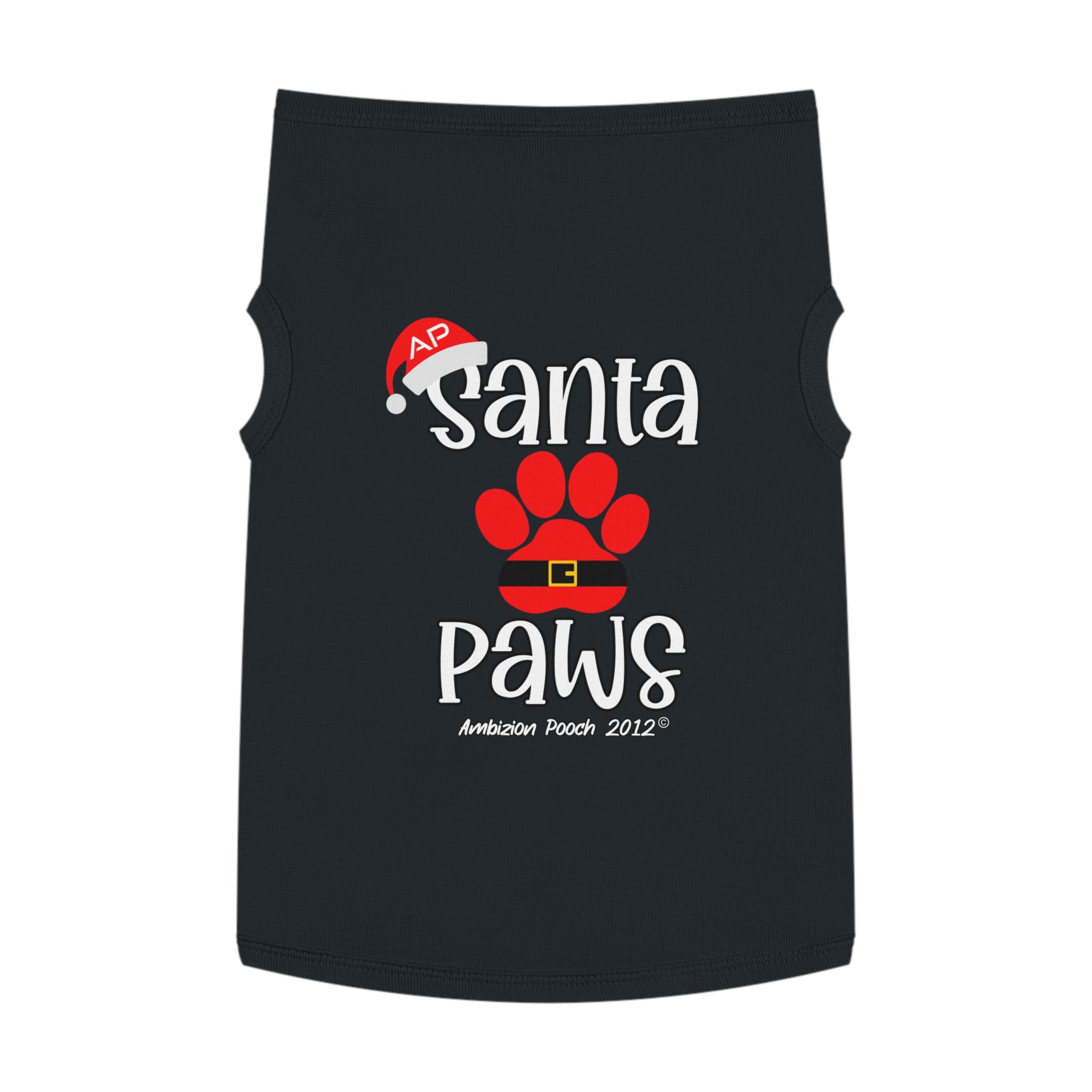 "Santa Paws" Christmas Doggy Tank Top