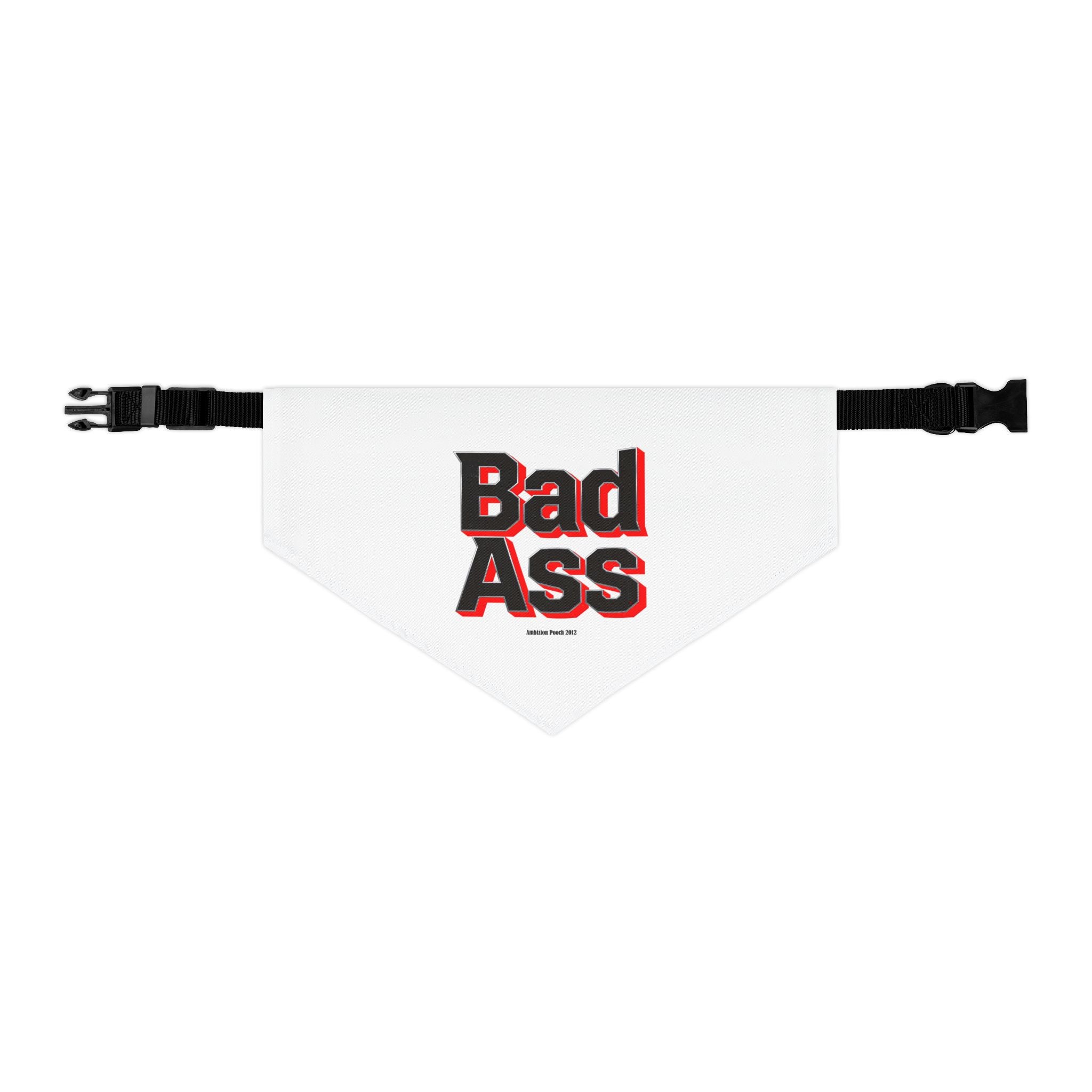 Pet Bandana Collar — Bad Ass "Bad Ass Dog Mama & Bad Ass Dog Dad" Matching Pet & Parent
