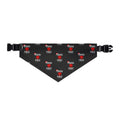 Santa Paws Doggie Bandana Collar - Black