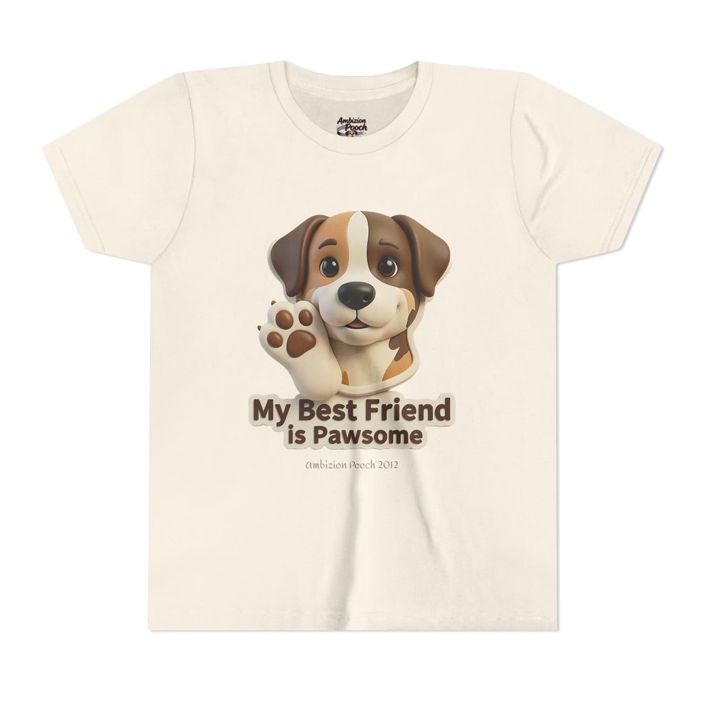 "My Best Friend is Pawsome" Kids Tee