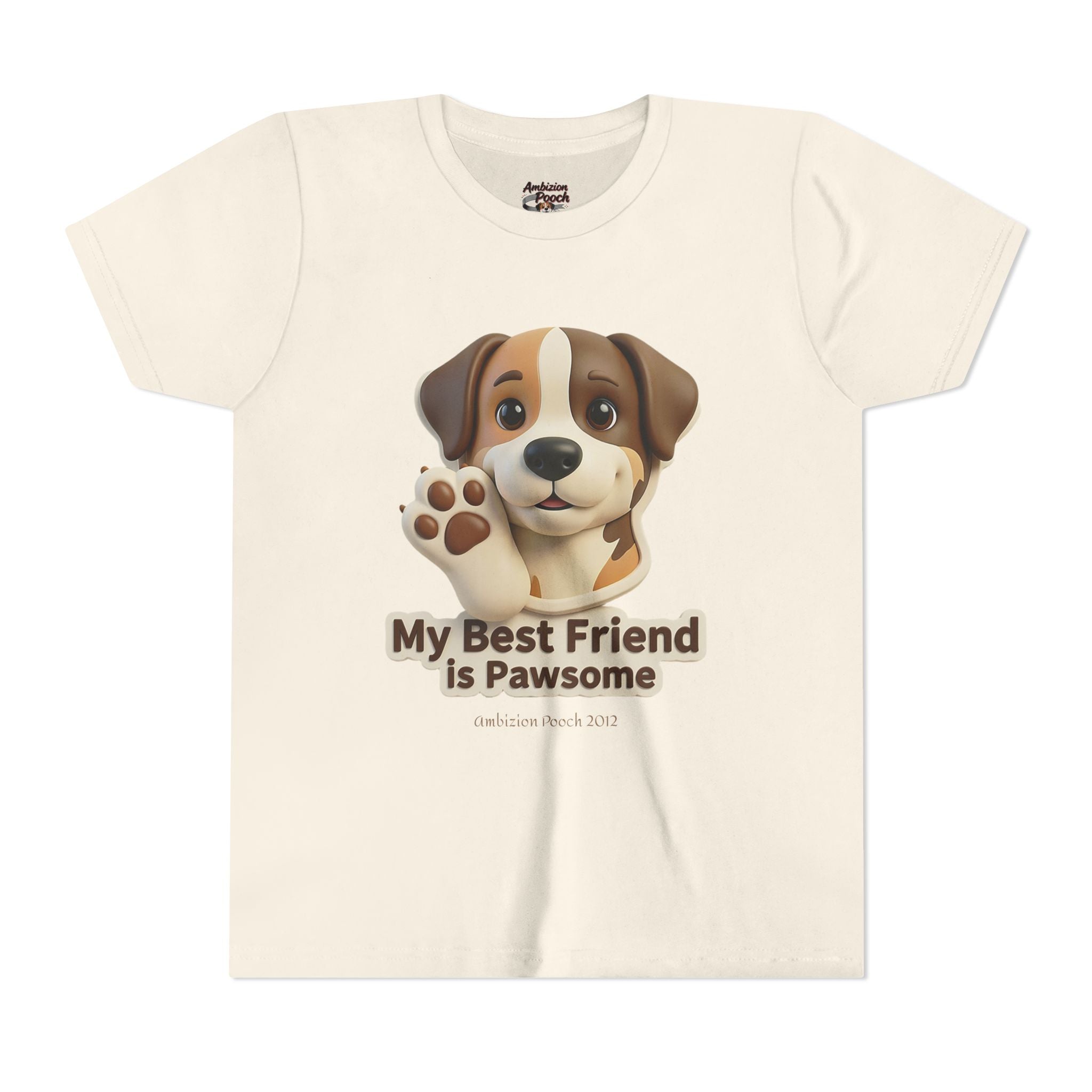 "My Best Friend is Pawsome" Kids Tee