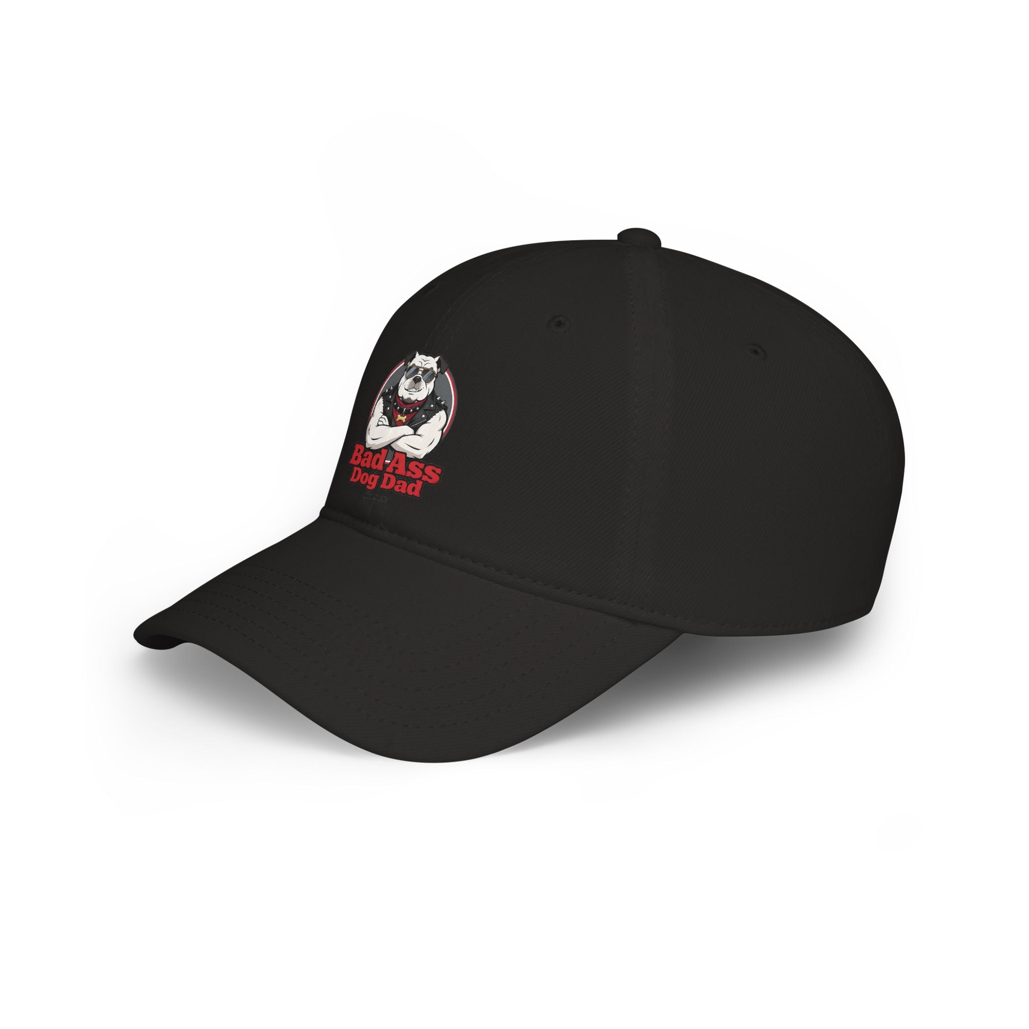 Bad Ass Dog Dad Low Profile Baseball Cap