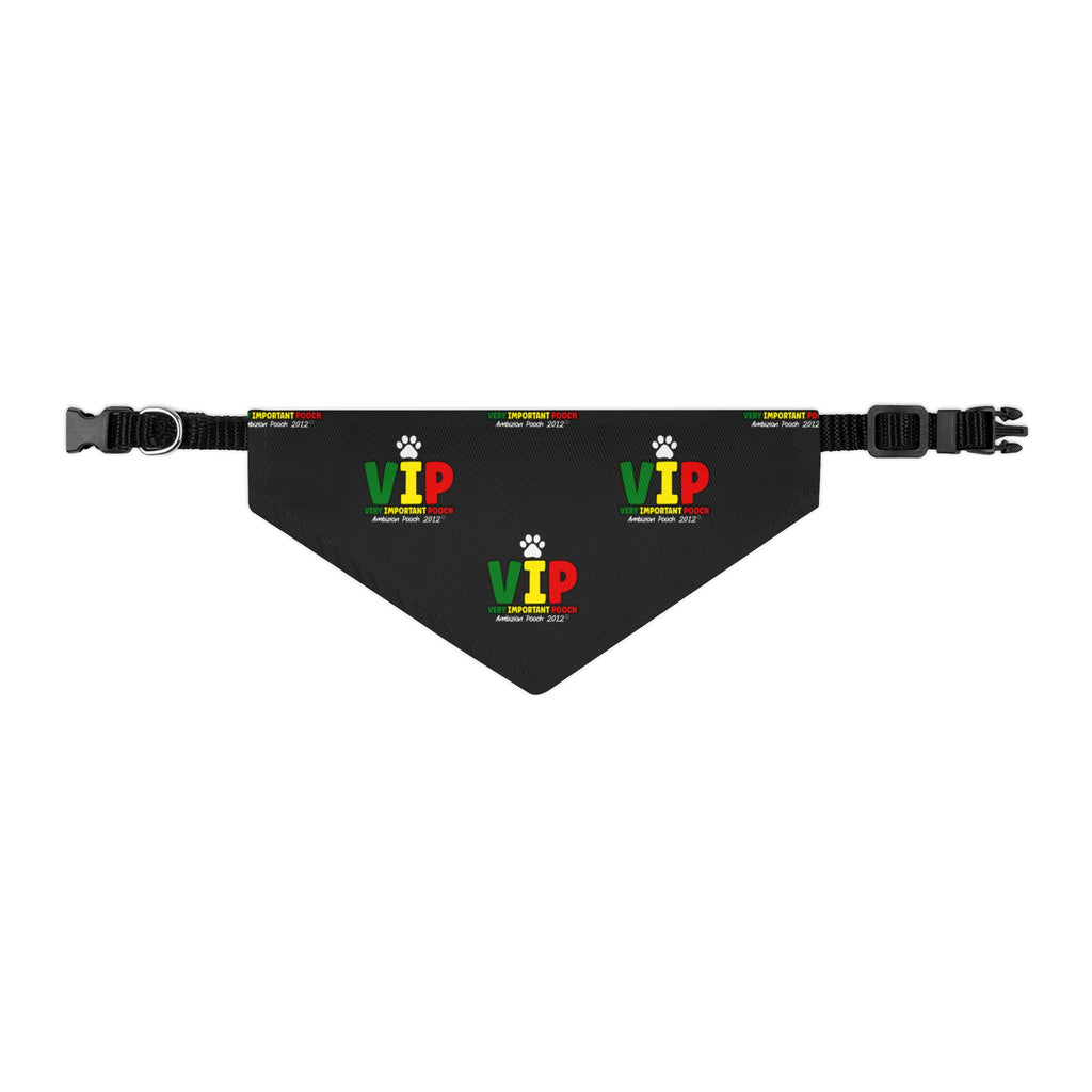 VIP Pet Bandana Collar Black