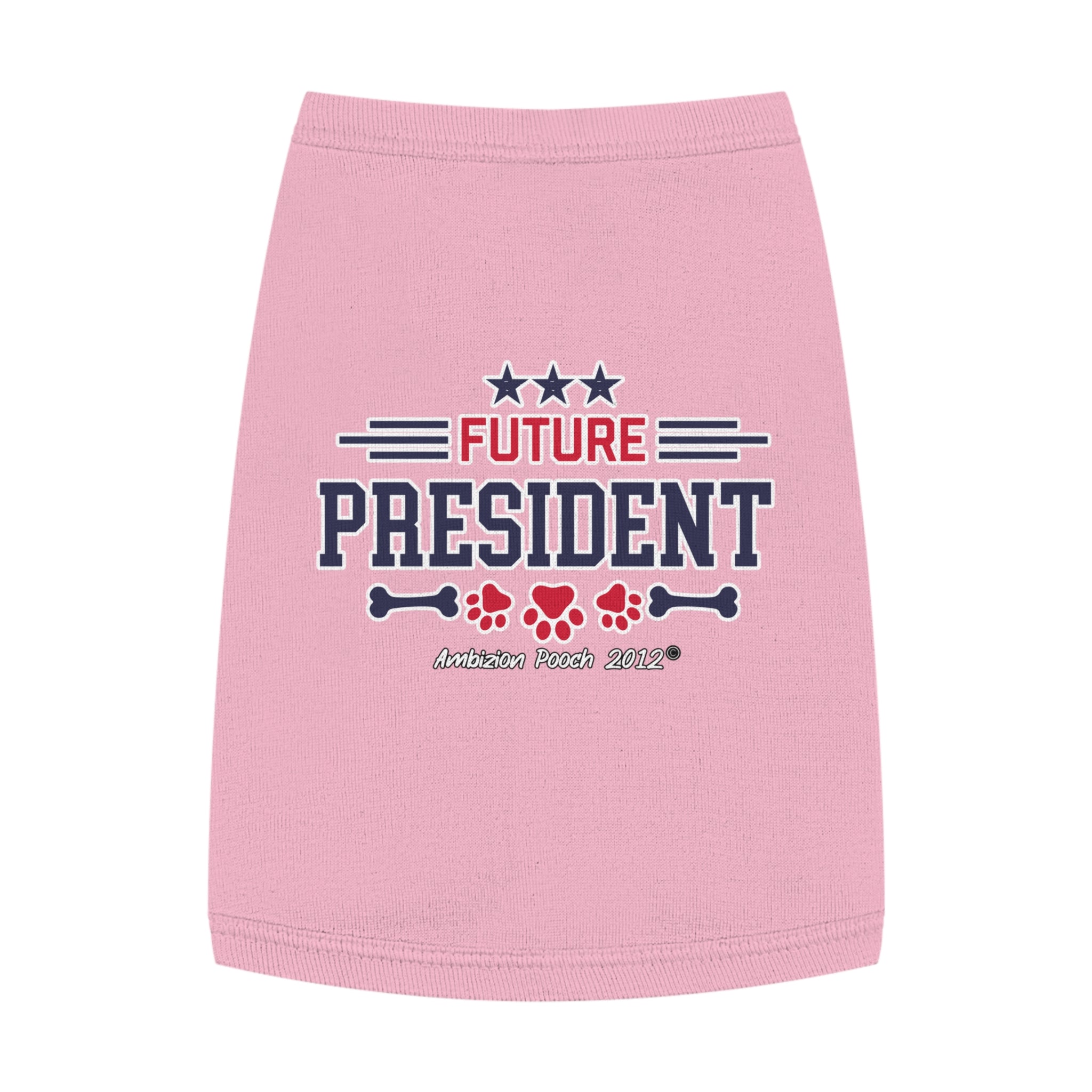 Future President Doggy Tank Top — "Future Vice President" (Pet & Parent Matching)