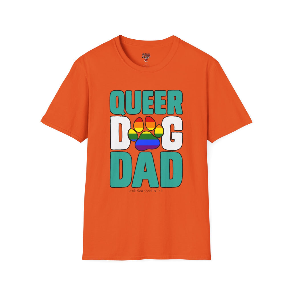 Queer Dog Dad Unisex Softstyle T-Shirt