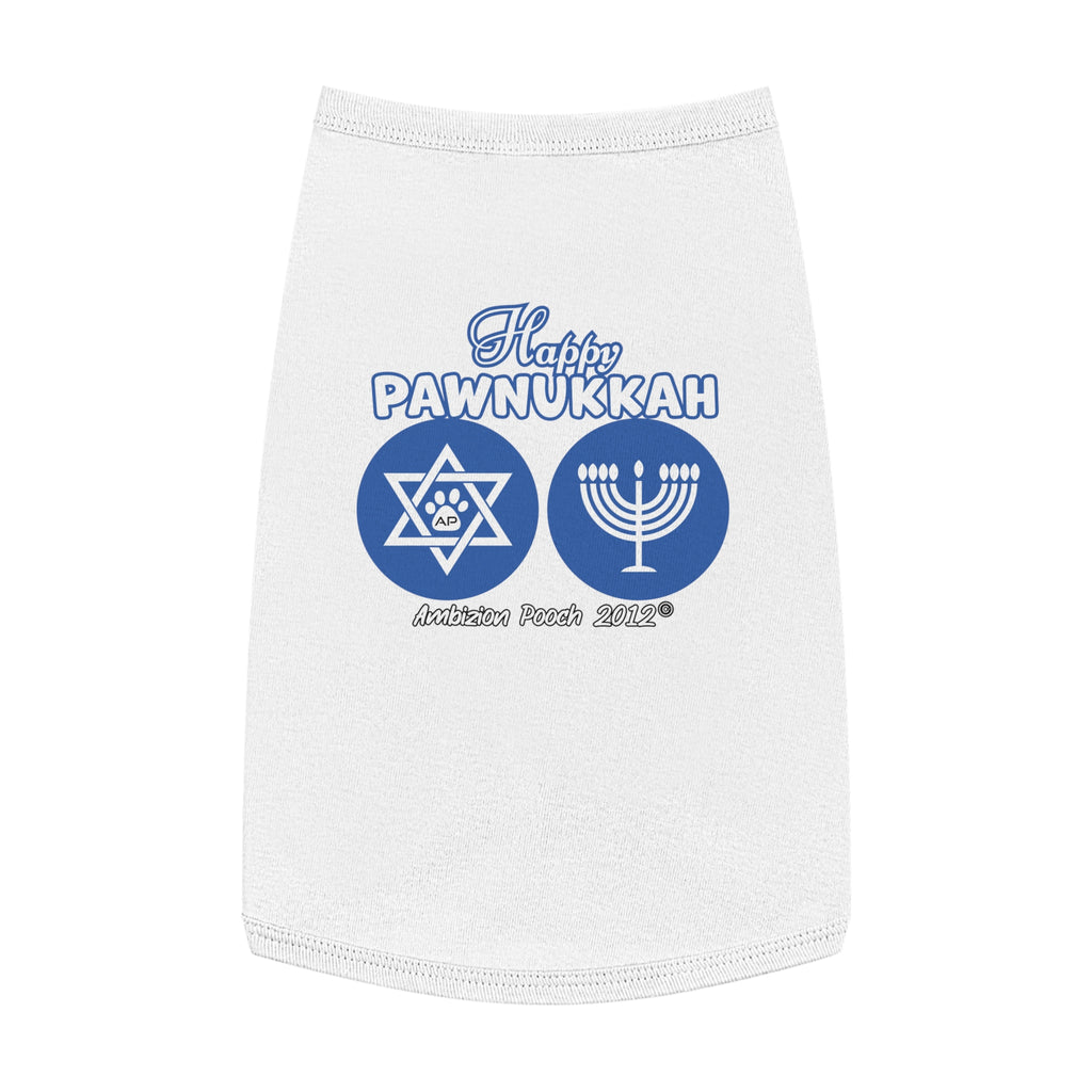 "Happy Pawnukkah" Hannukah Doggy Tank Top