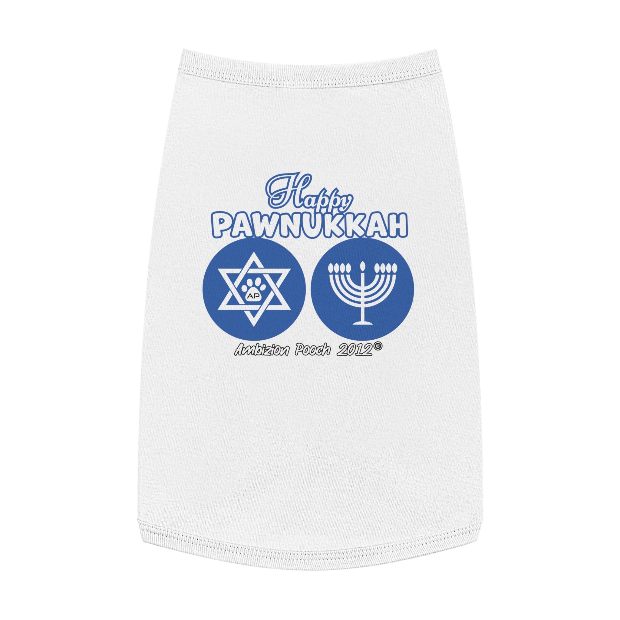 "Happy Pawnukkah" Hannukah Doggy Tank Top