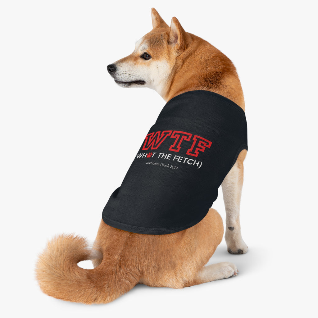 Doggy WTF Tank Top — "WTF" (Pet & Parent Matching)