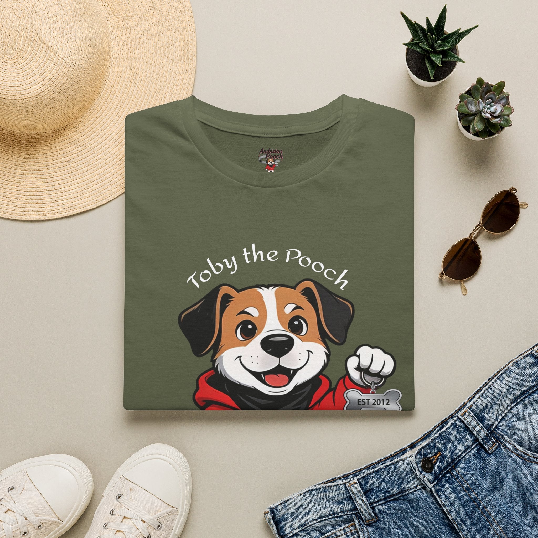 Toby the Pooch Unisex Softstyle T-Shirt