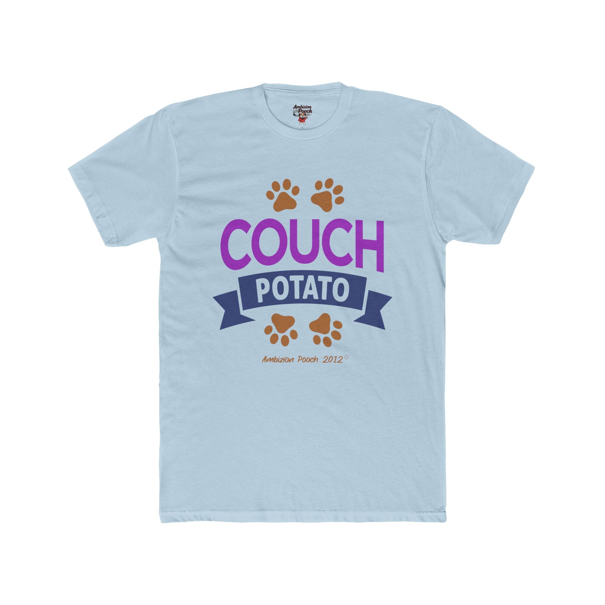 Doggy Parent "Couch Potato" T-Shirt — Matching "Party Animal" Doggy Tee