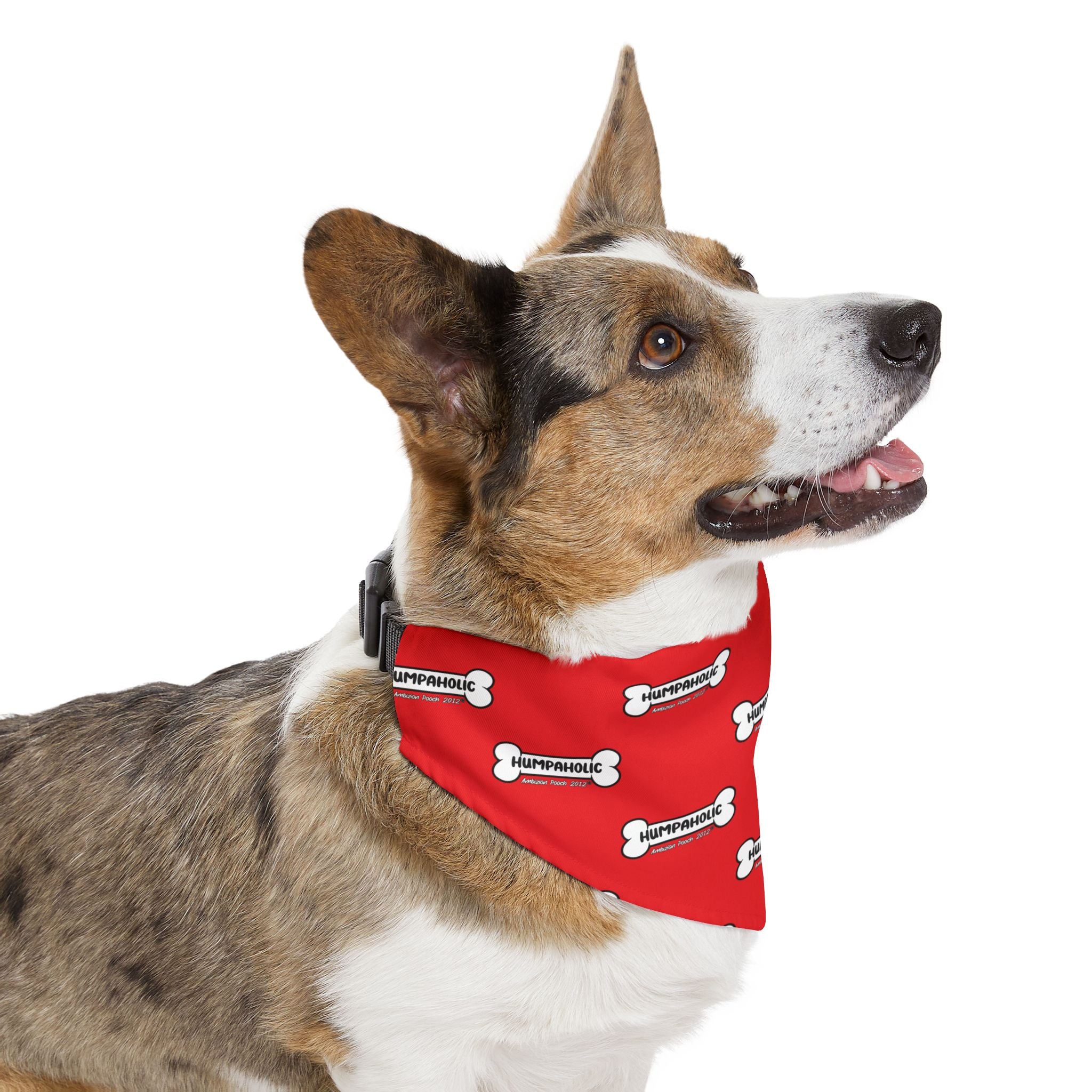 Humpaholic Pet Bandana Collar Red