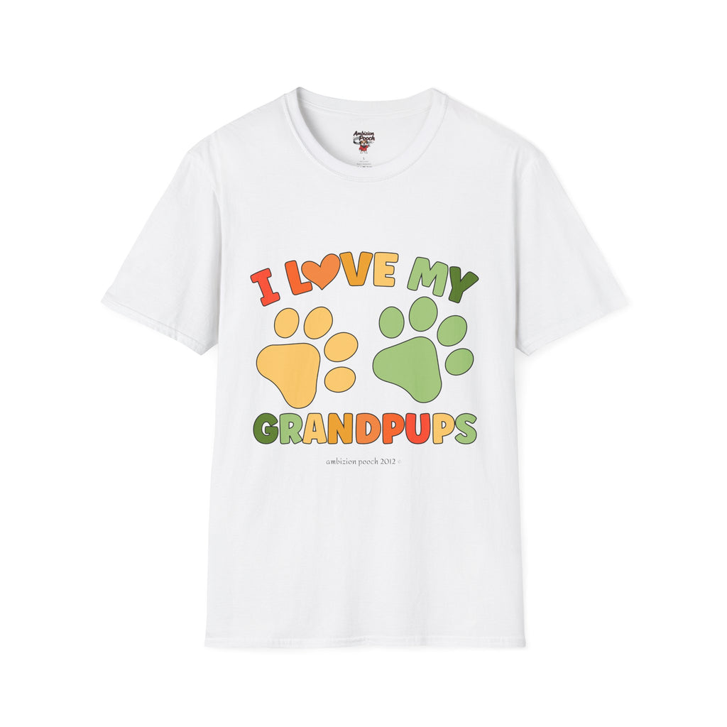 I Love My Grandpups Unisex Softstyle T-Shirt