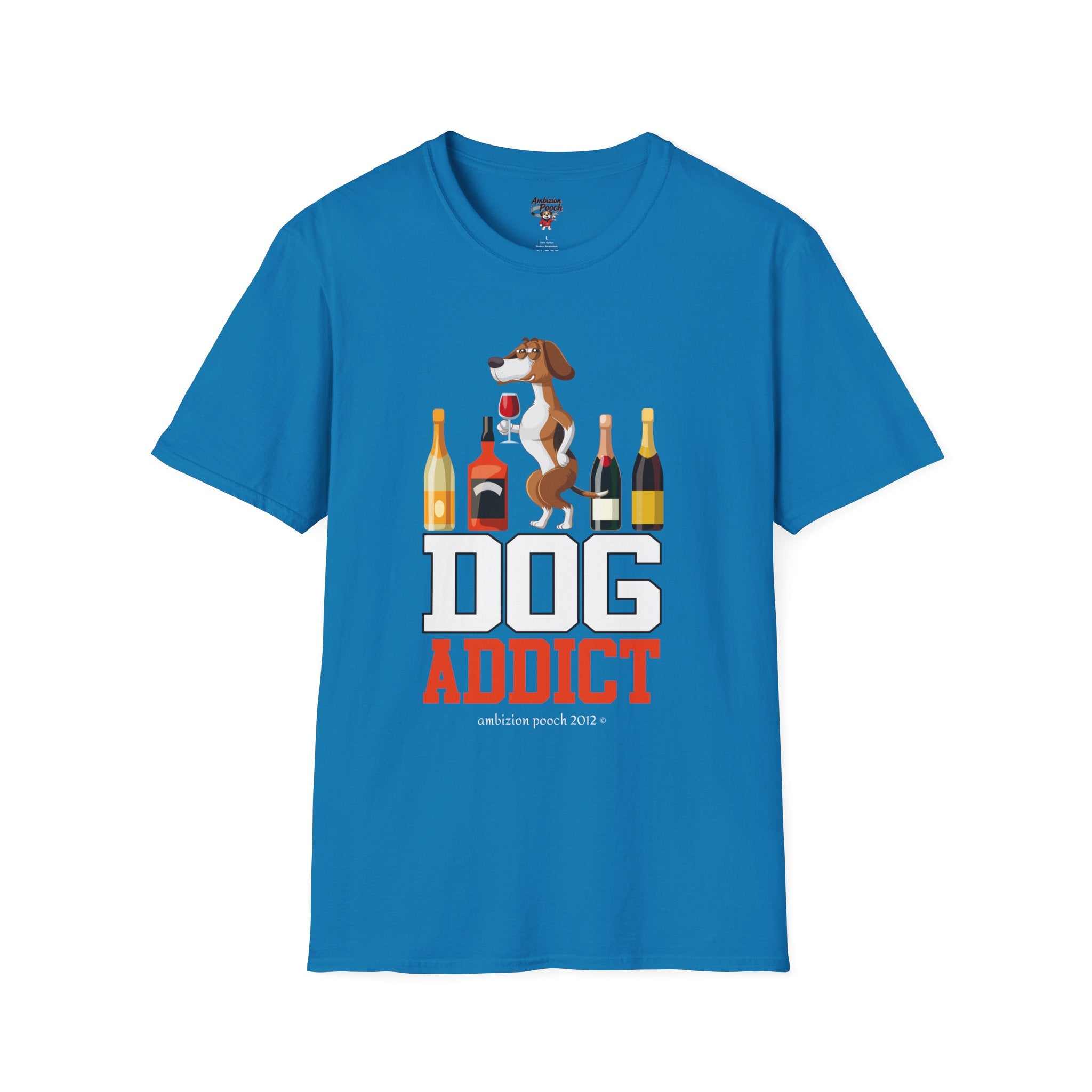 Dog Addict Unisex Softstyle T-Shirt