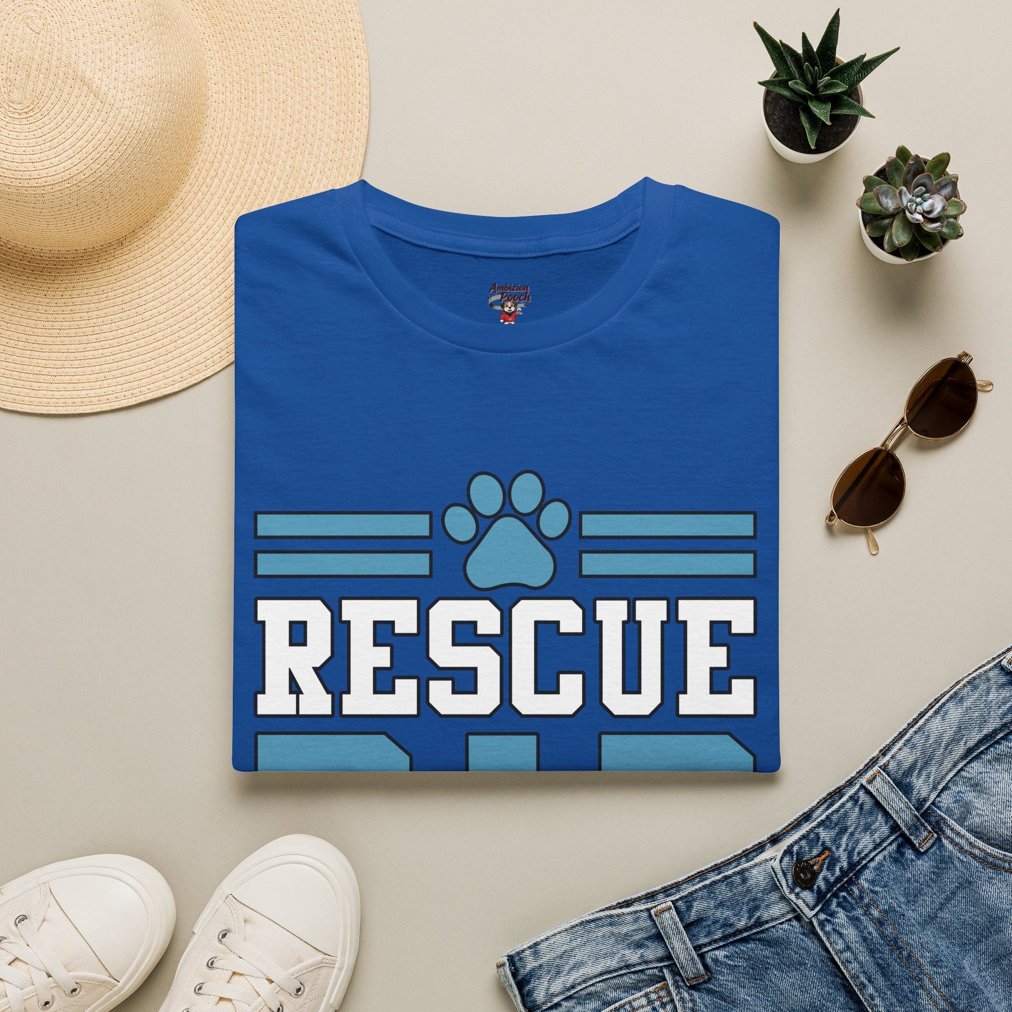 Rescue Dad Unisex Softstyle T-Shirt