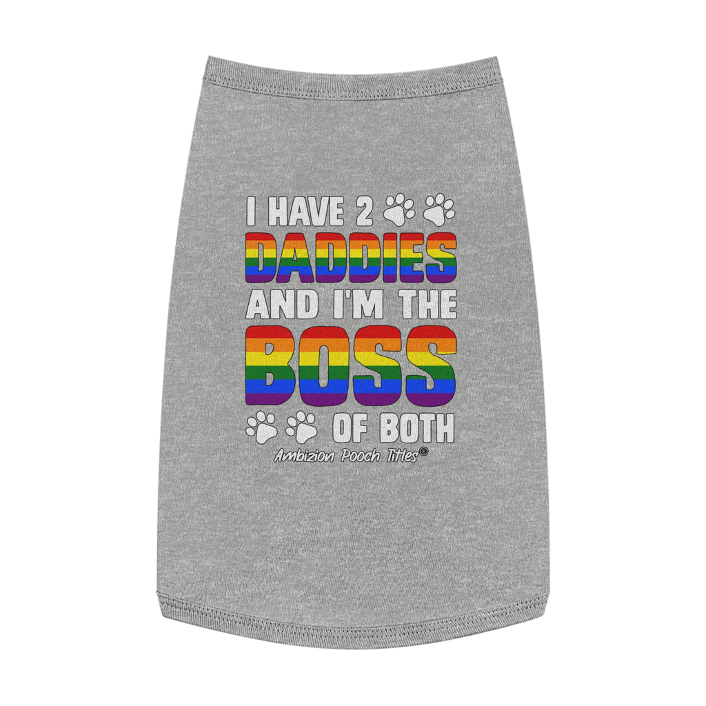 I Have 2 Daddies Doggy Tank Top (LGBTQ)