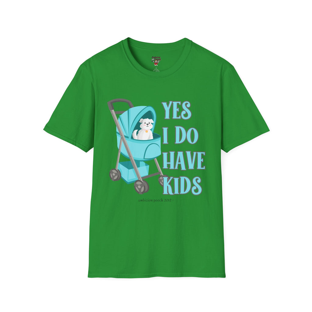 Yes I Do Have Kids Unisex Softstyle T-Shirt