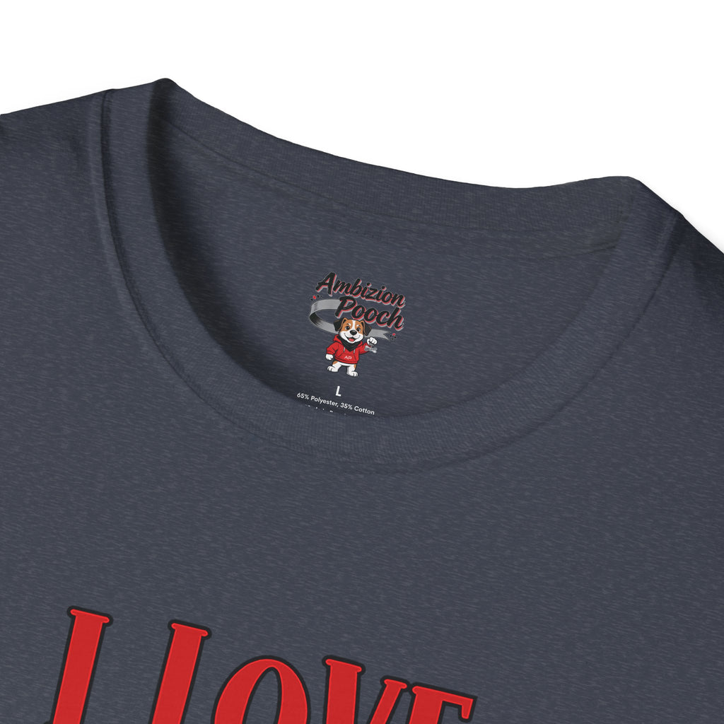 I Love Dogs More Than Humans Unisex Softstyle T-Shirt