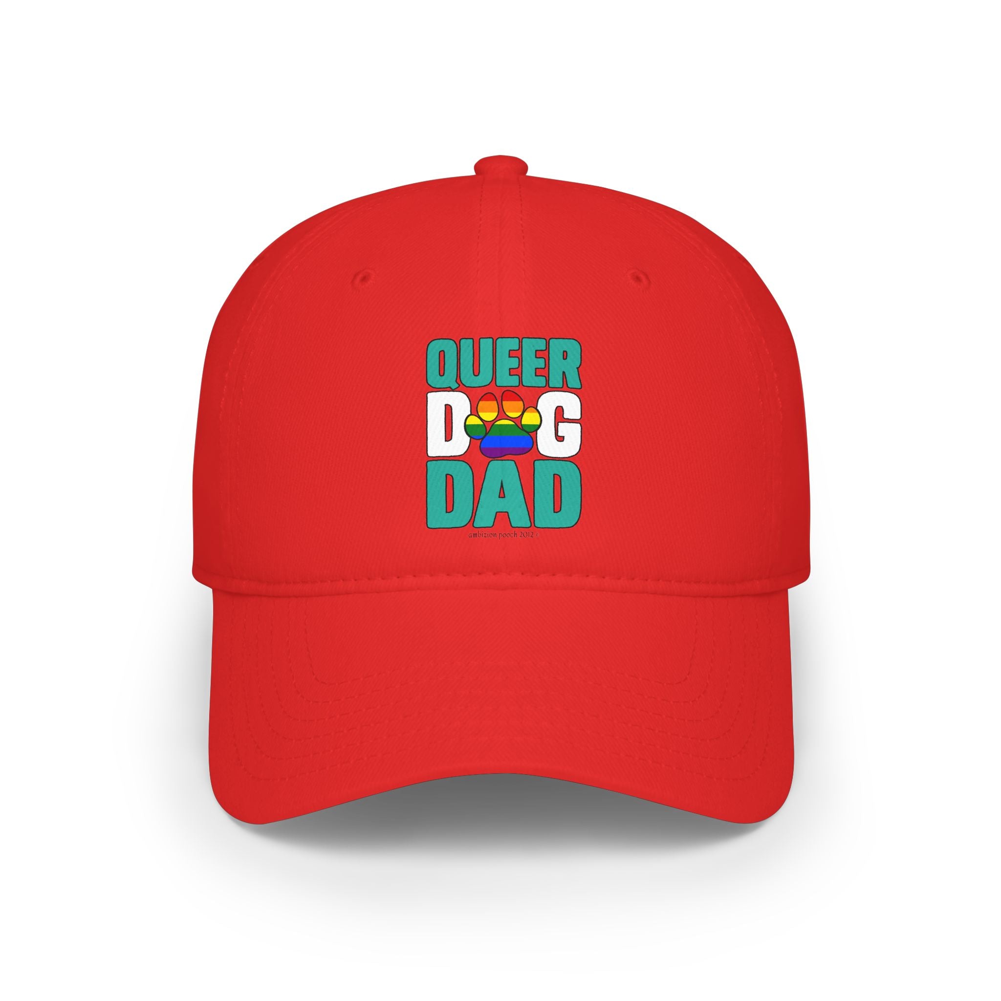 Queer Dog Dad Low Profile Baseball Cap