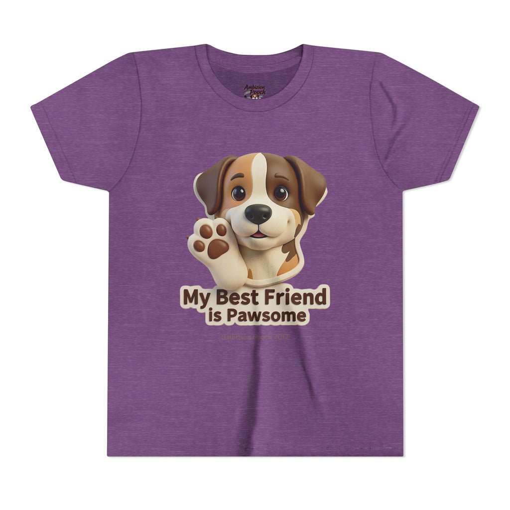 "My Best Friend is Pawsome" Kids Tee